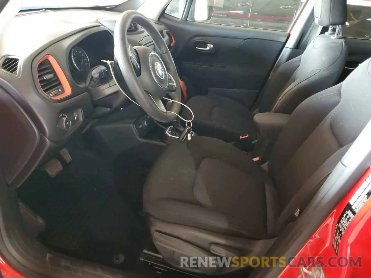 7 Photograph of a damaged car ZACNJBAB9KPK25459 JEEP RENEGADE 2019