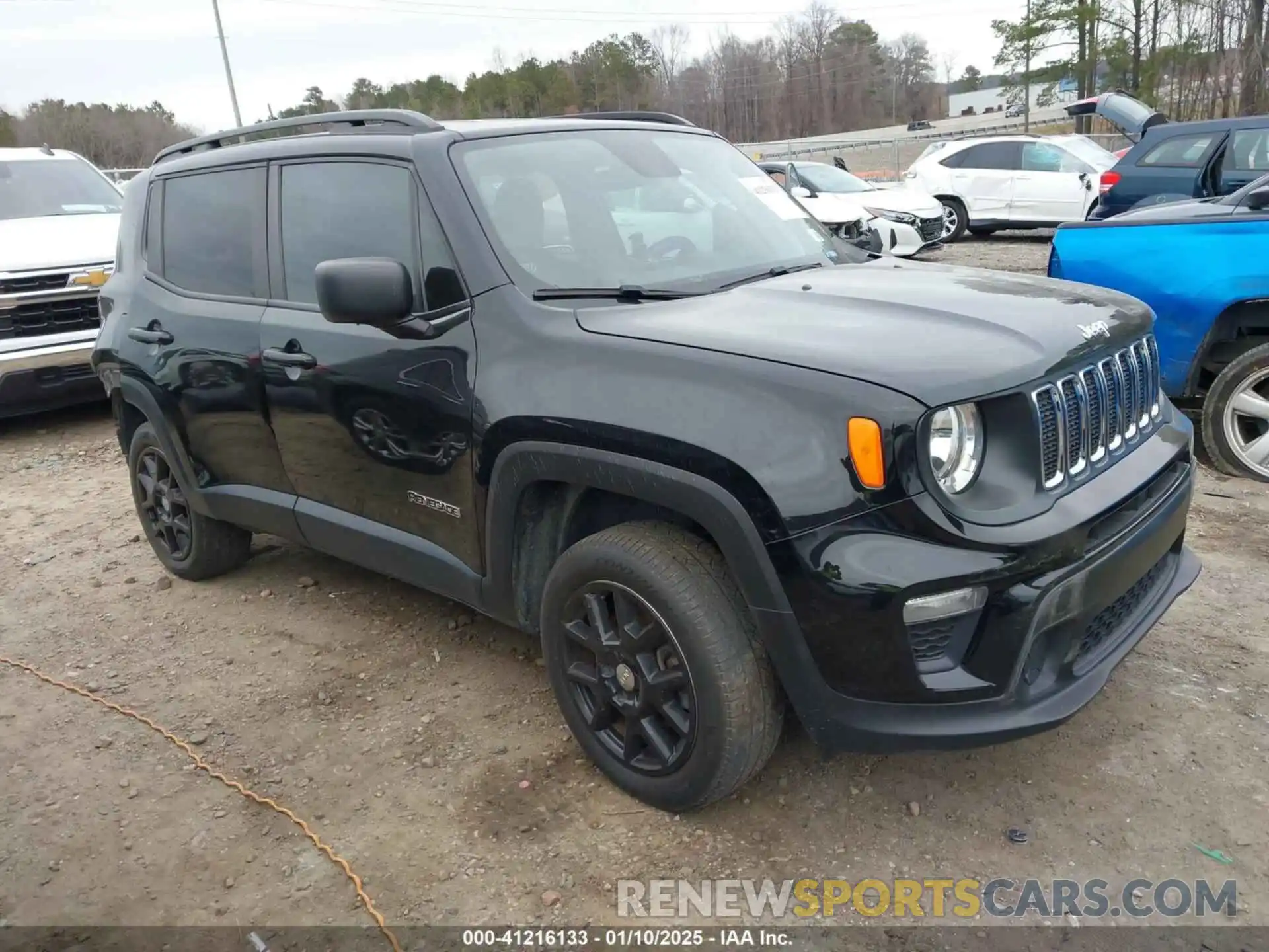 1 Photograph of a damaged car ZACNJBABXKPJ75459 JEEP RENEGADE 2019