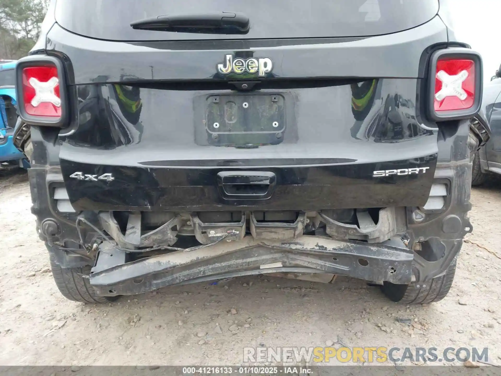 6 Photograph of a damaged car ZACNJBABXKPJ75459 JEEP RENEGADE 2019