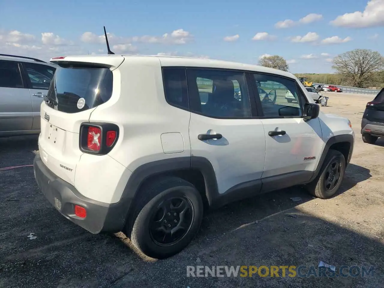 3 Photograph of a damaged car ZACNJBABXKPJ76546 JEEP RENEGADE 2019