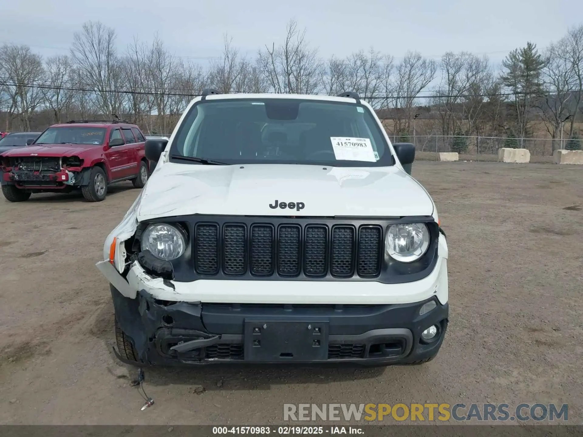 12 Photograph of a damaged car ZACNJBABXKPK92281 JEEP RENEGADE 2019