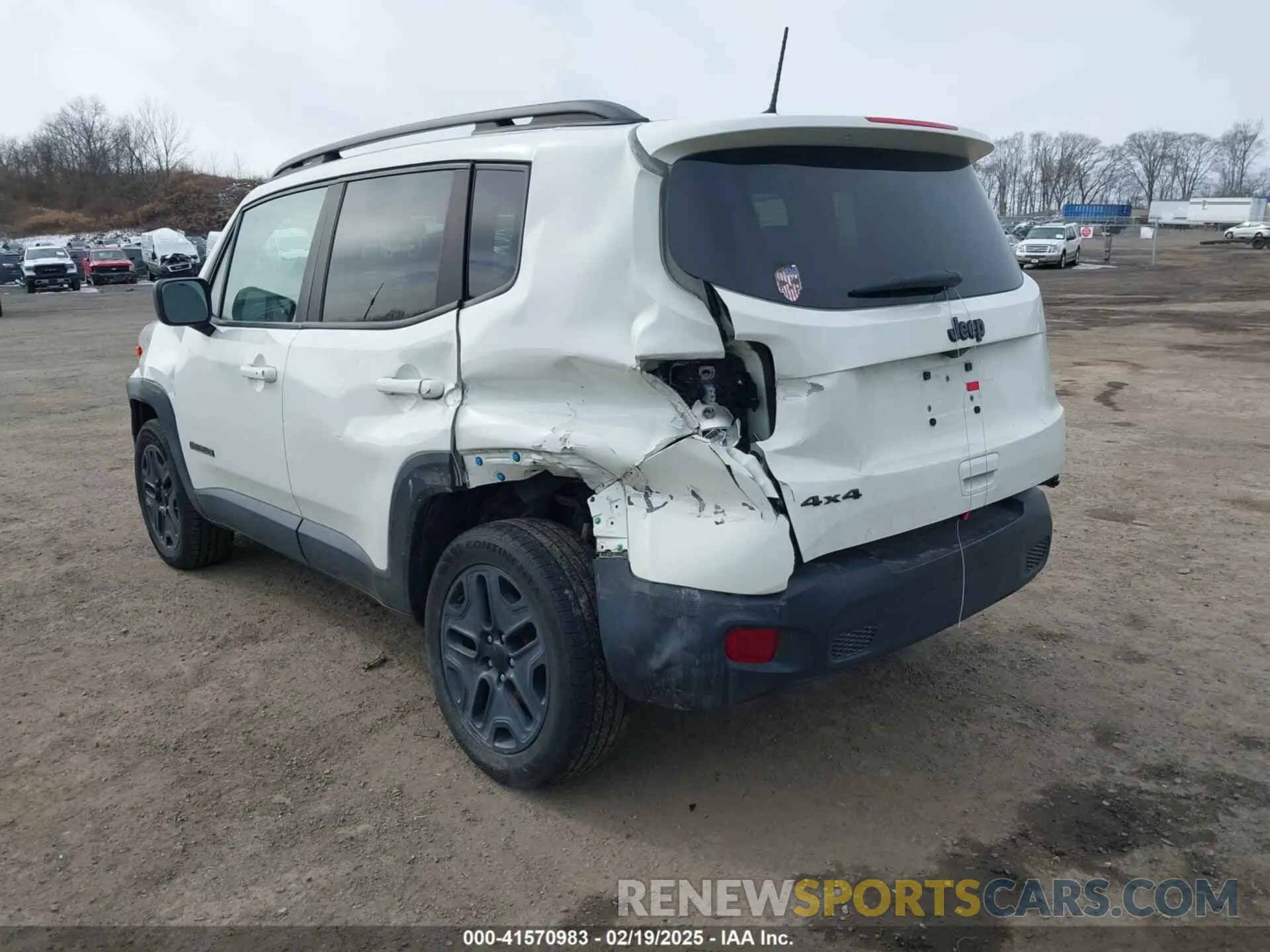 6 Photograph of a damaged car ZACNJBABXKPK92281 JEEP RENEGADE 2019