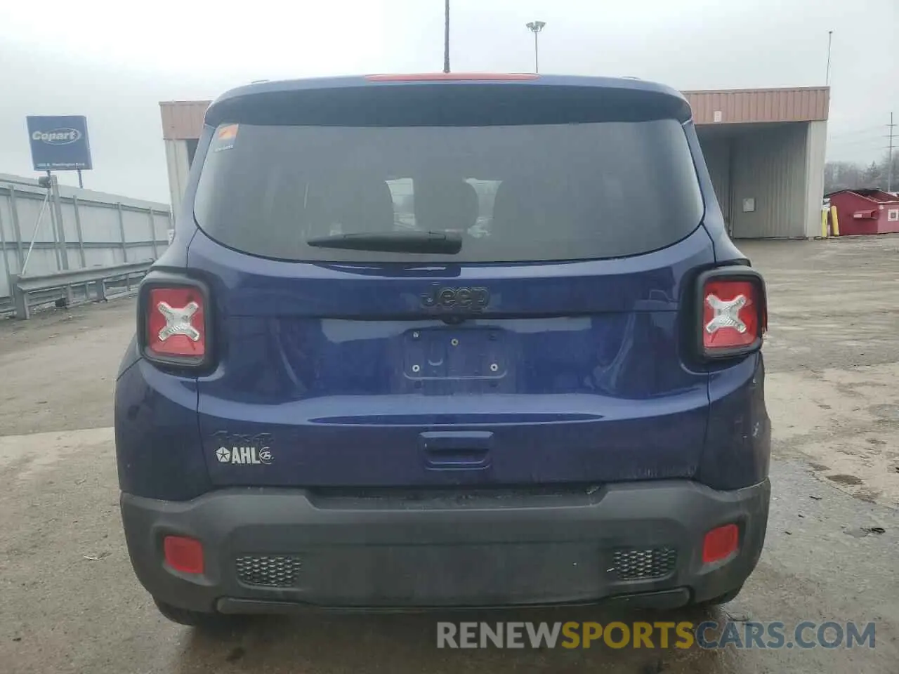 6 Photograph of a damaged car ZACNJBB1XKPK11477 JEEP RENEGADE 2019