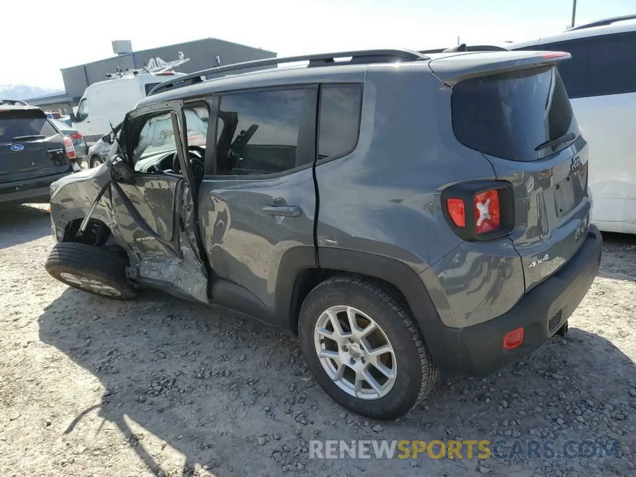 2 Photograph of a damaged car ZACNJBBB0KPK73964 JEEP RENEGADE 2019