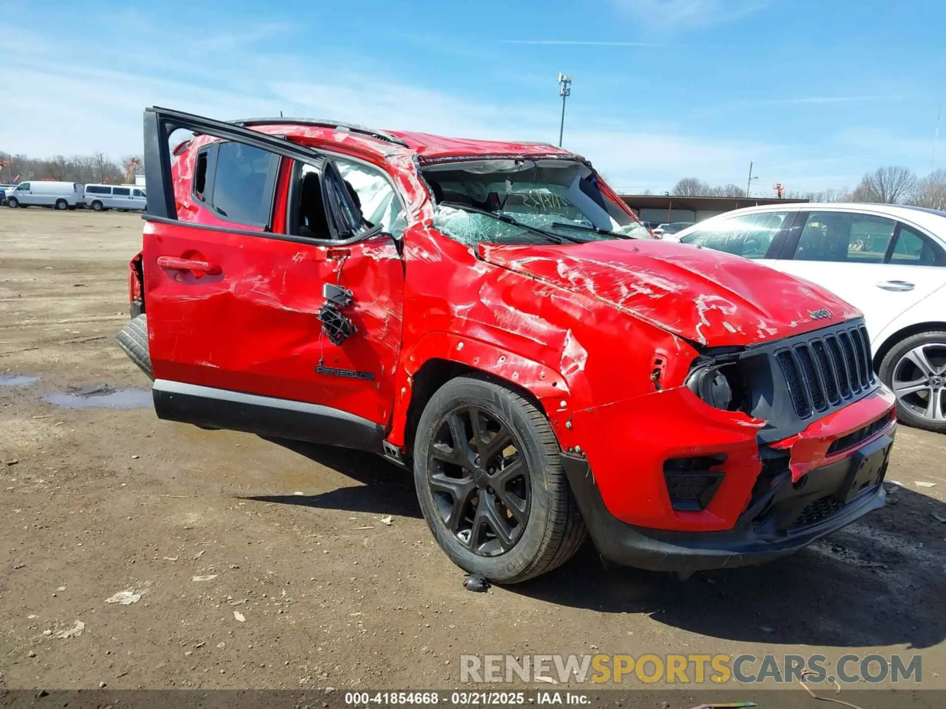 1 Photograph of a damaged car ZACNJBBB1KPK02773 JEEP RENEGADE 2019