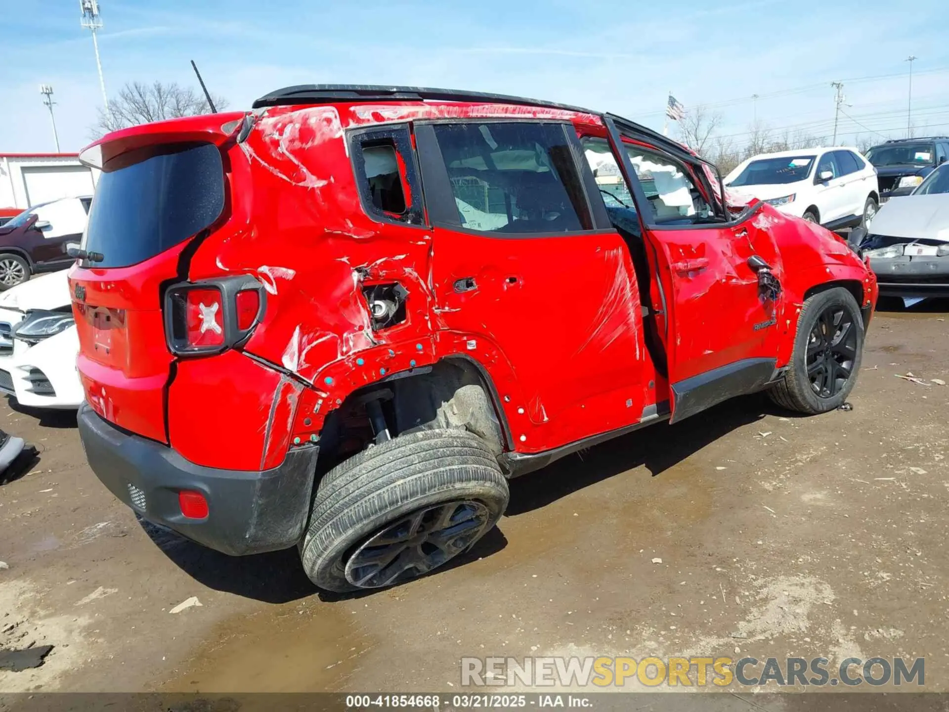 4 Photograph of a damaged car ZACNJBBB1KPK02773 JEEP RENEGADE 2019
