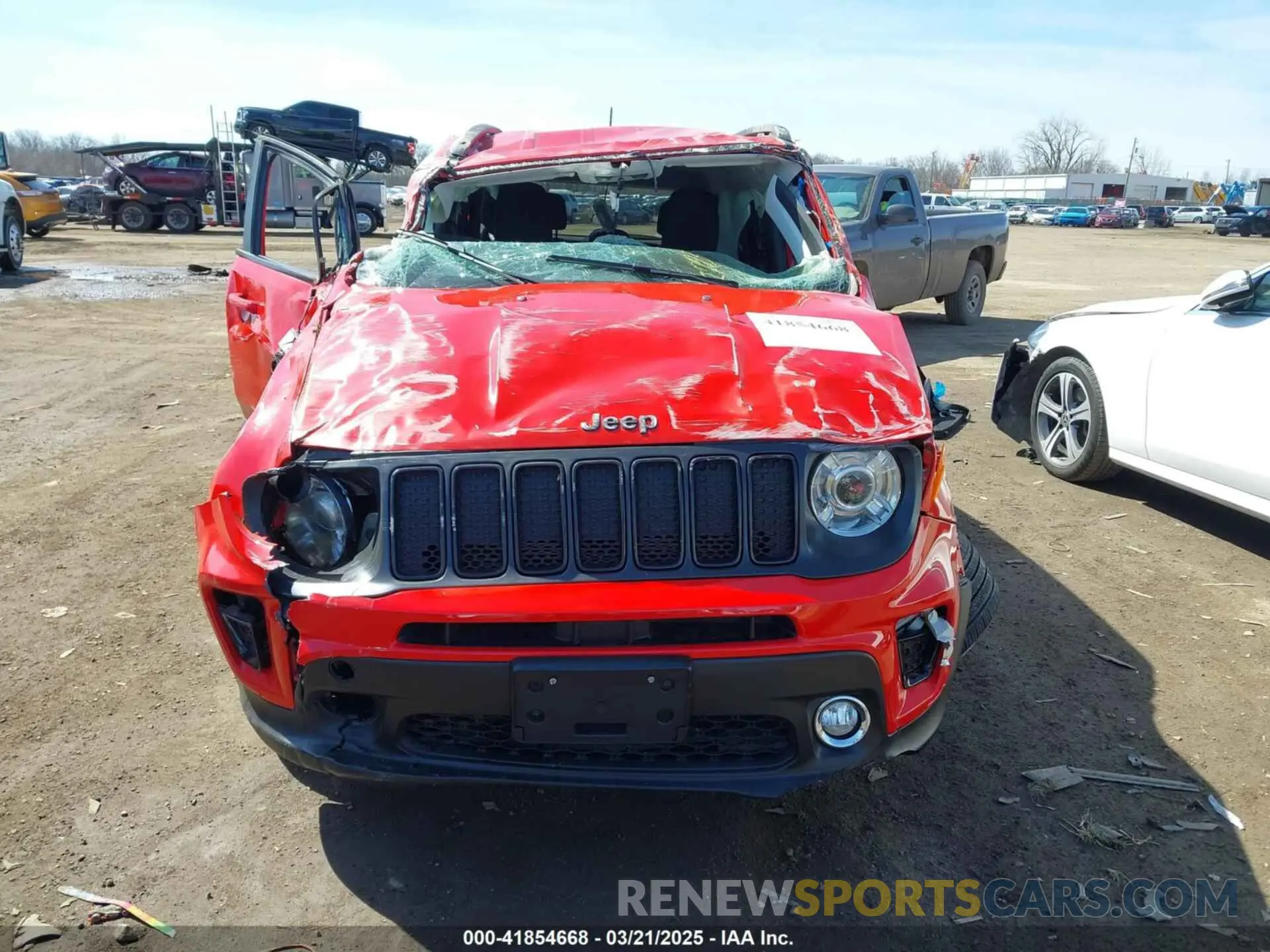 6 Photograph of a damaged car ZACNJBBB1KPK02773 JEEP RENEGADE 2019