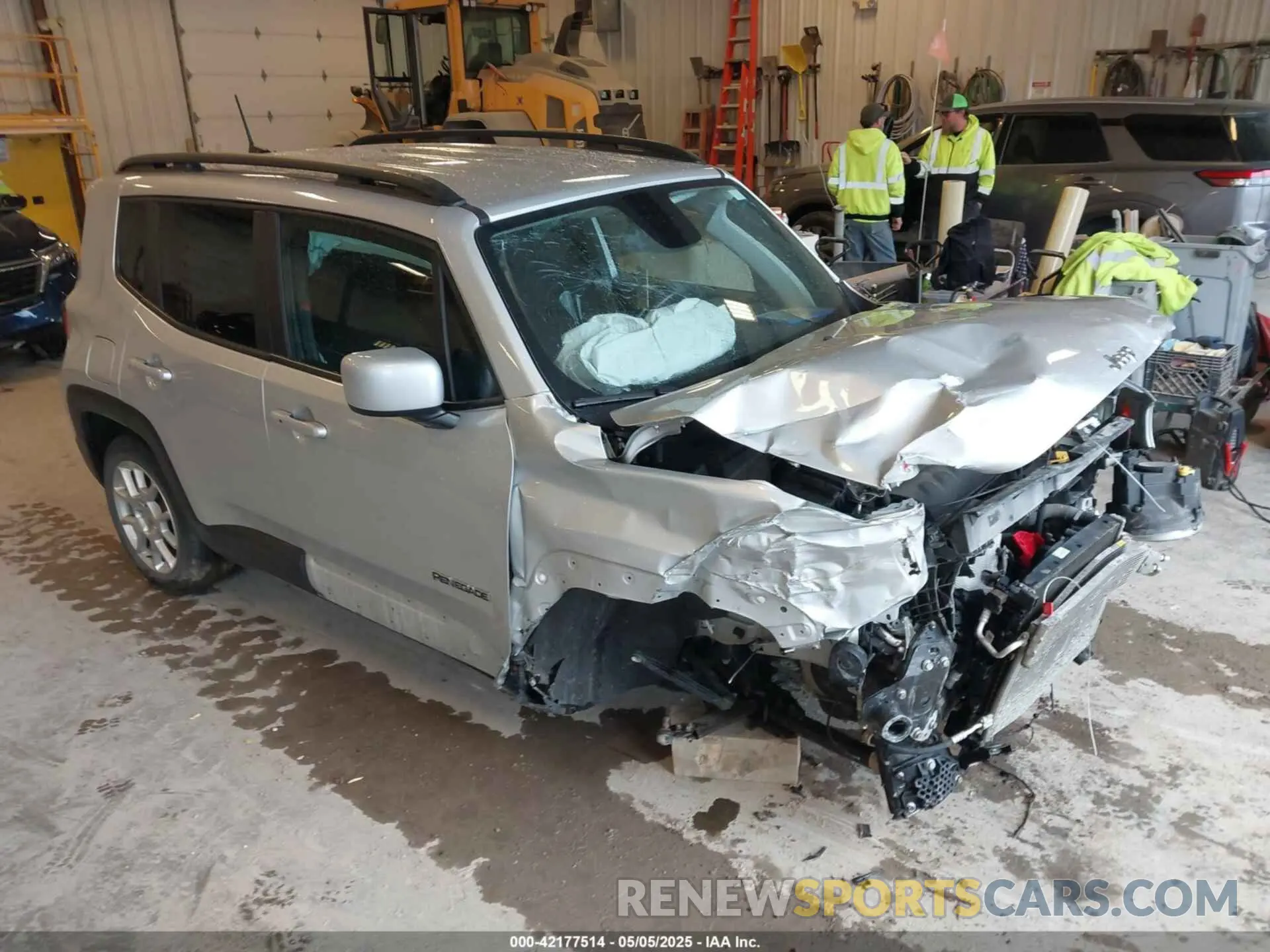 1 Photograph of a damaged car ZACNJBBB1KPK73892 JEEP RENEGADE 2019
