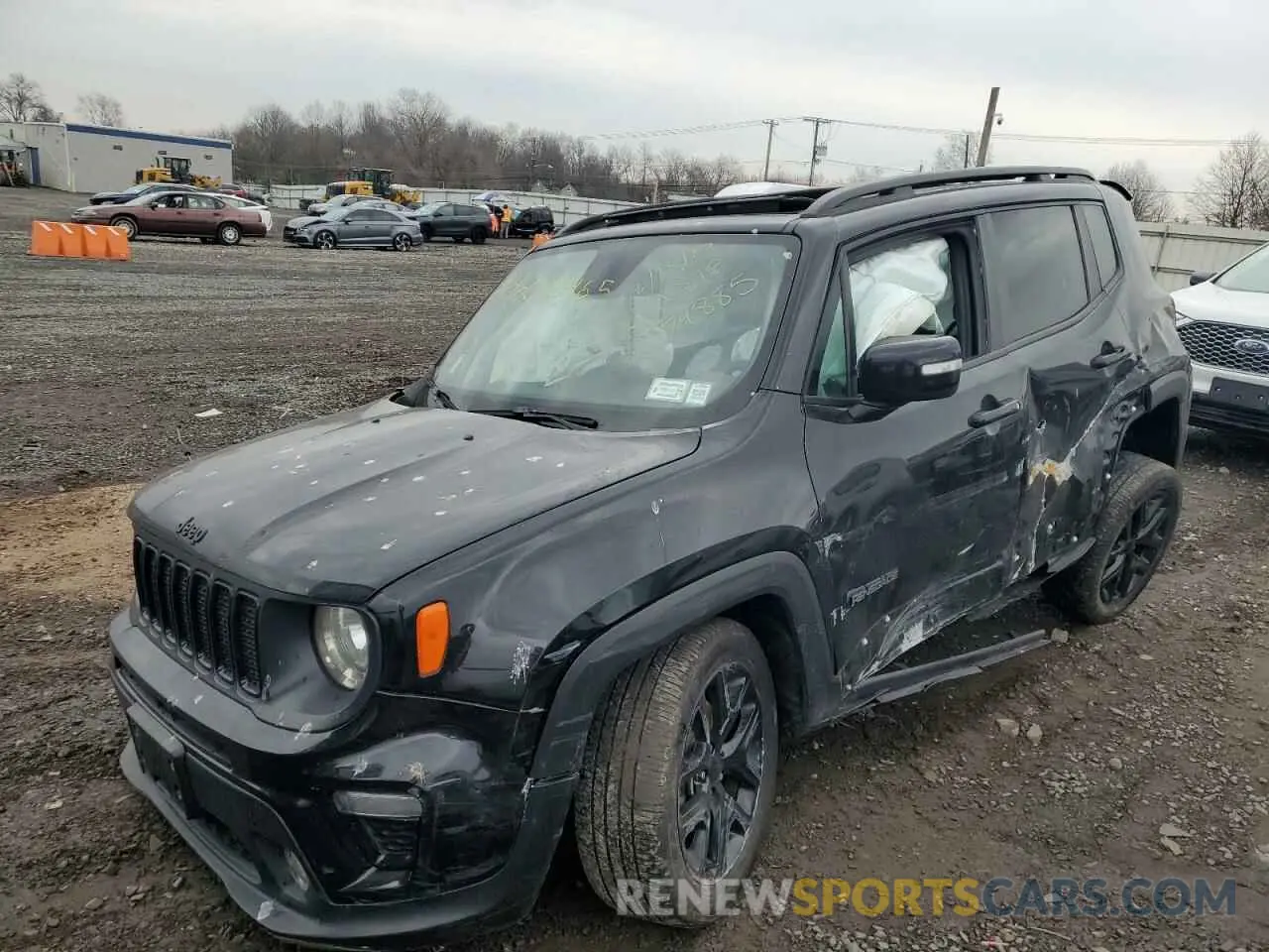 1 Photograph of a damaged car ZACNJBBB2KPJ74885 JEEP RENEGADE 2019