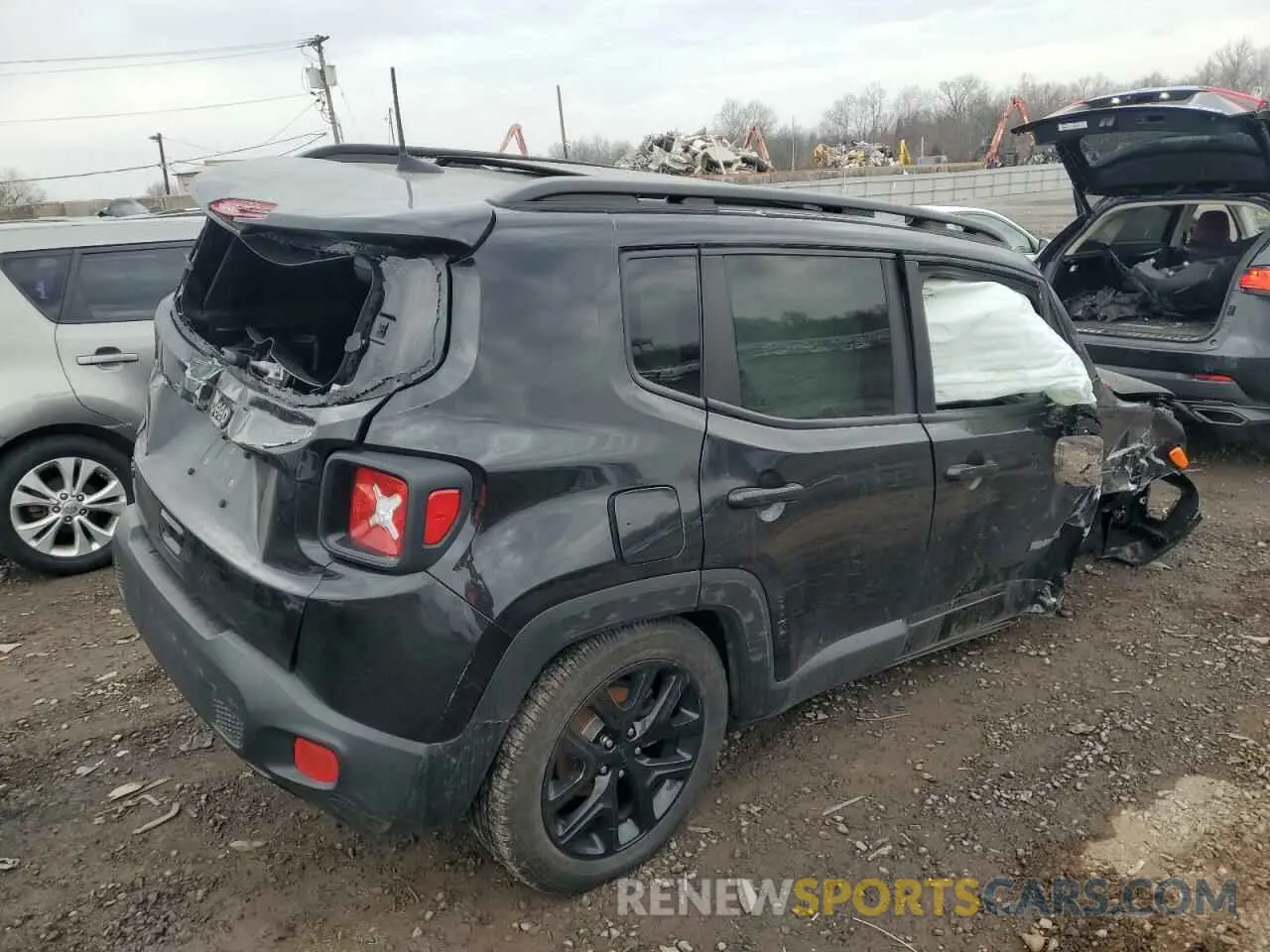 3 Photograph of a damaged car ZACNJBBB2KPJ74885 JEEP RENEGADE 2019