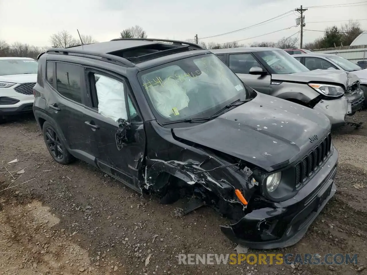 4 Photograph of a damaged car ZACNJBBB2KPJ74885 JEEP RENEGADE 2019