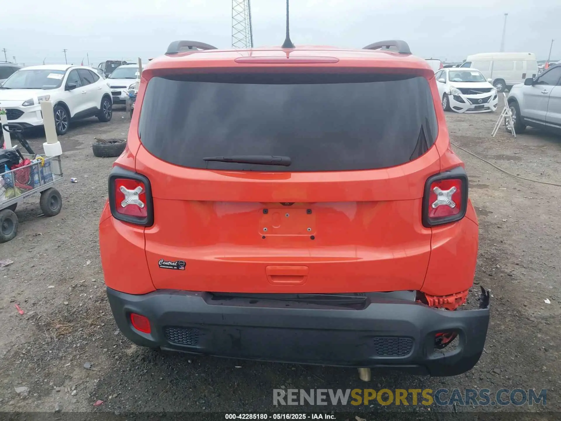 15 Photograph of a damaged car ZACNJBBB2KPJ97518 JEEP RENEGADE 2019