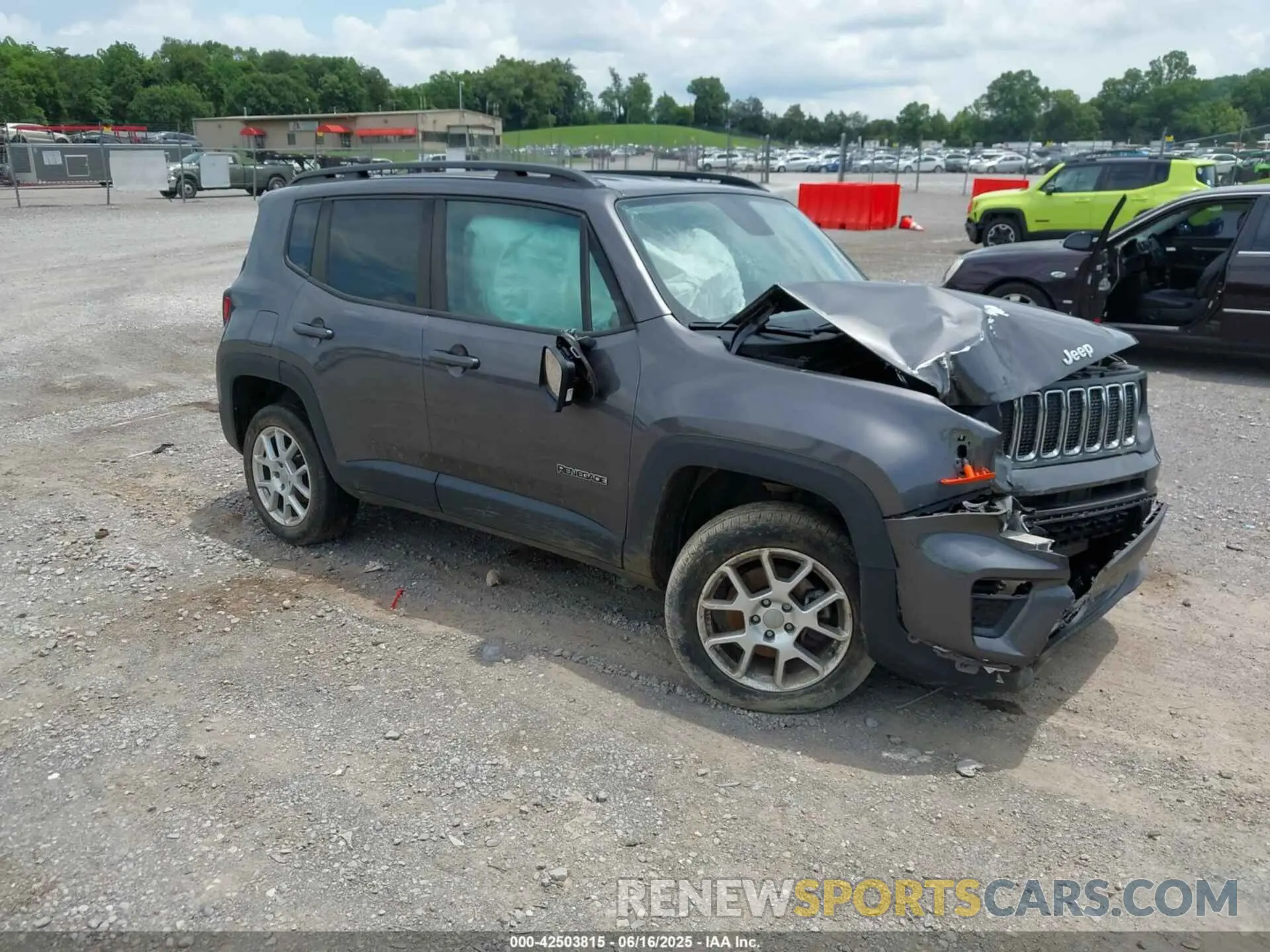1 Photograph of a damaged car ZACNJBBB3KPK07991 JEEP RENEGADE 2019