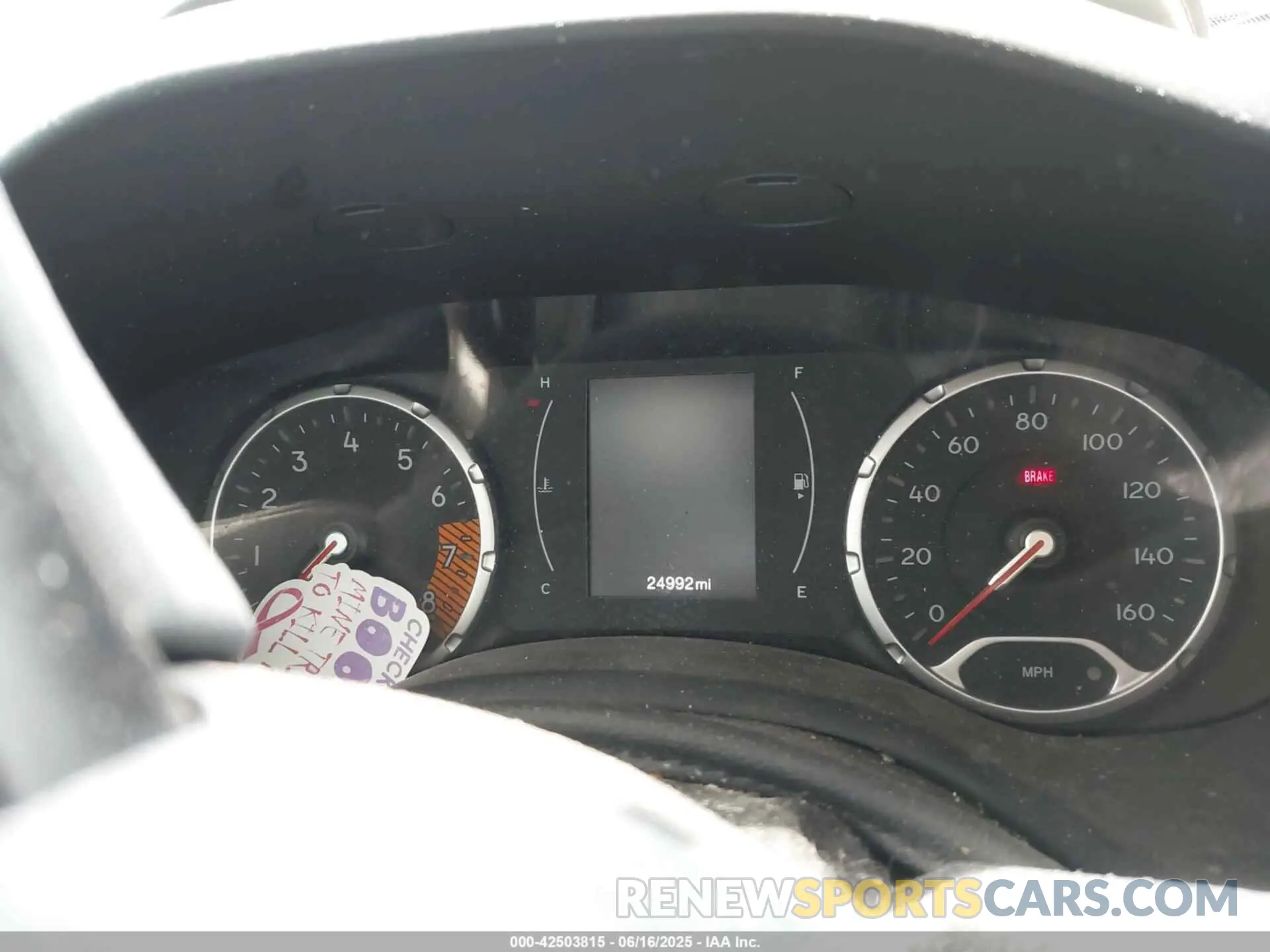 7 Photograph of a damaged car ZACNJBBB3KPK07991 JEEP RENEGADE 2019