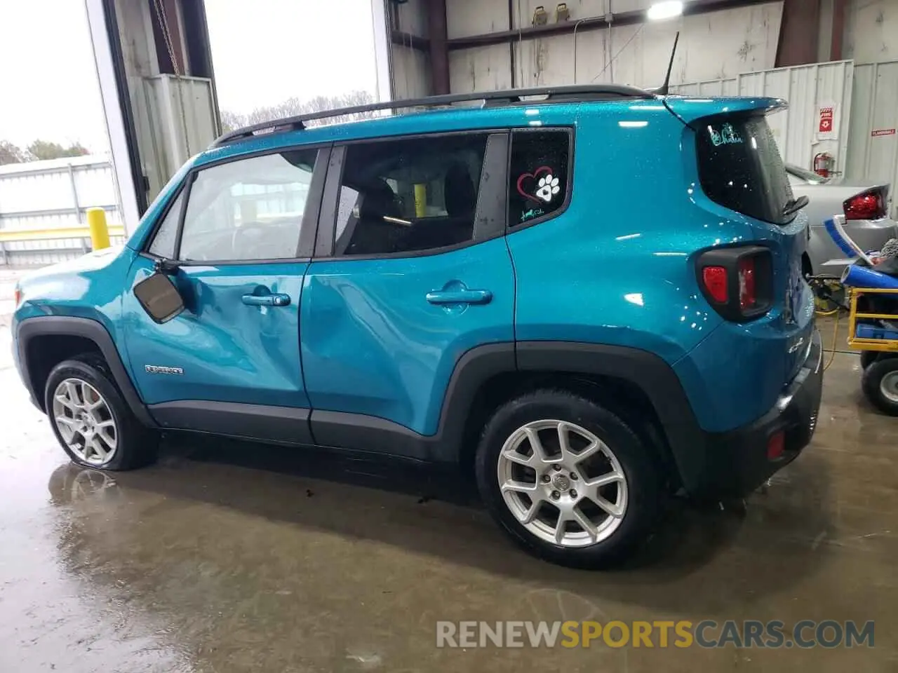 2 Photograph of a damaged car ZACNJBBB3KPK64580 JEEP RENEGADE 2019