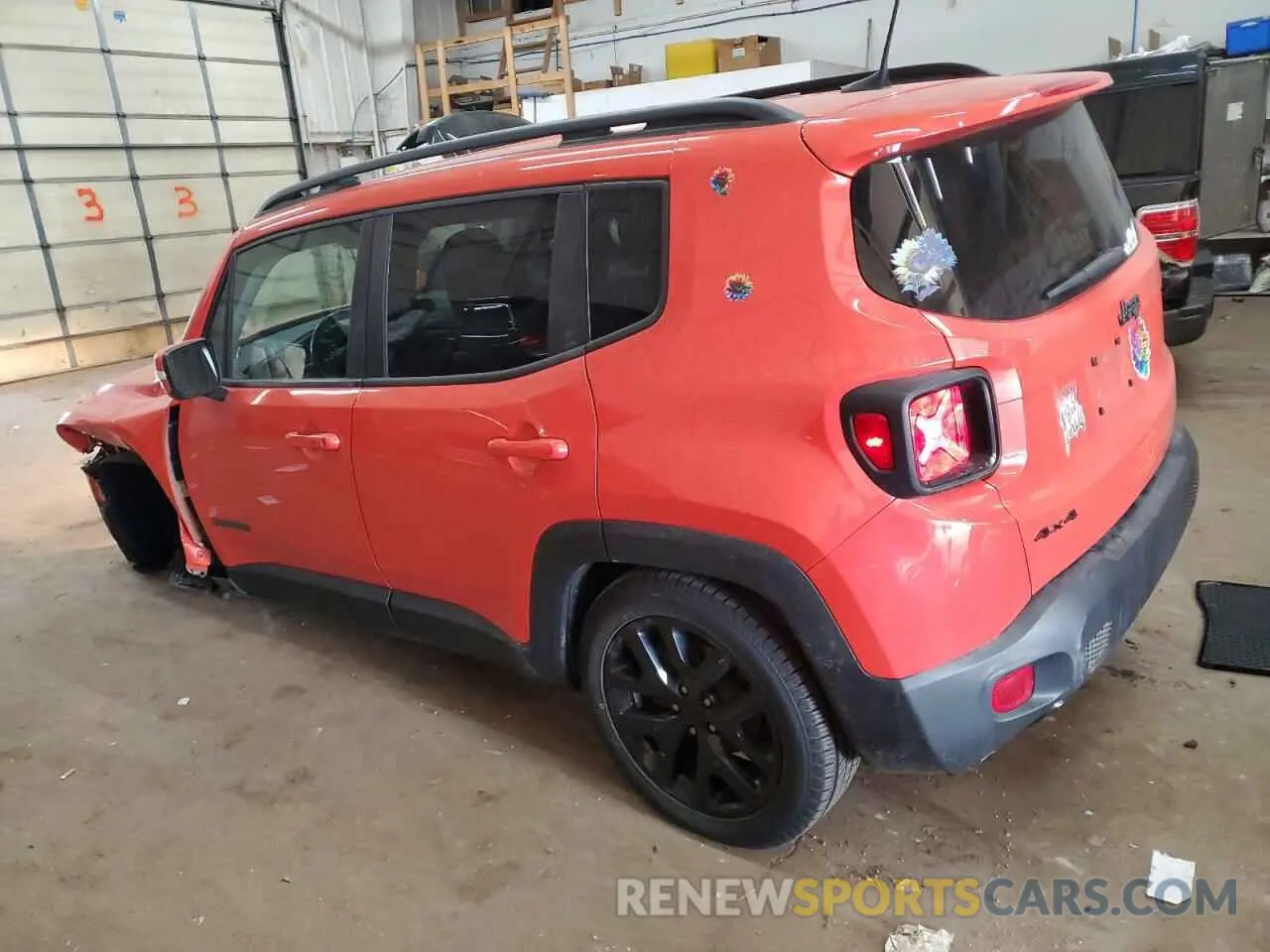 2 Photograph of a damaged car ZACNJBBB4KPK01973 JEEP RENEGADE 2019
