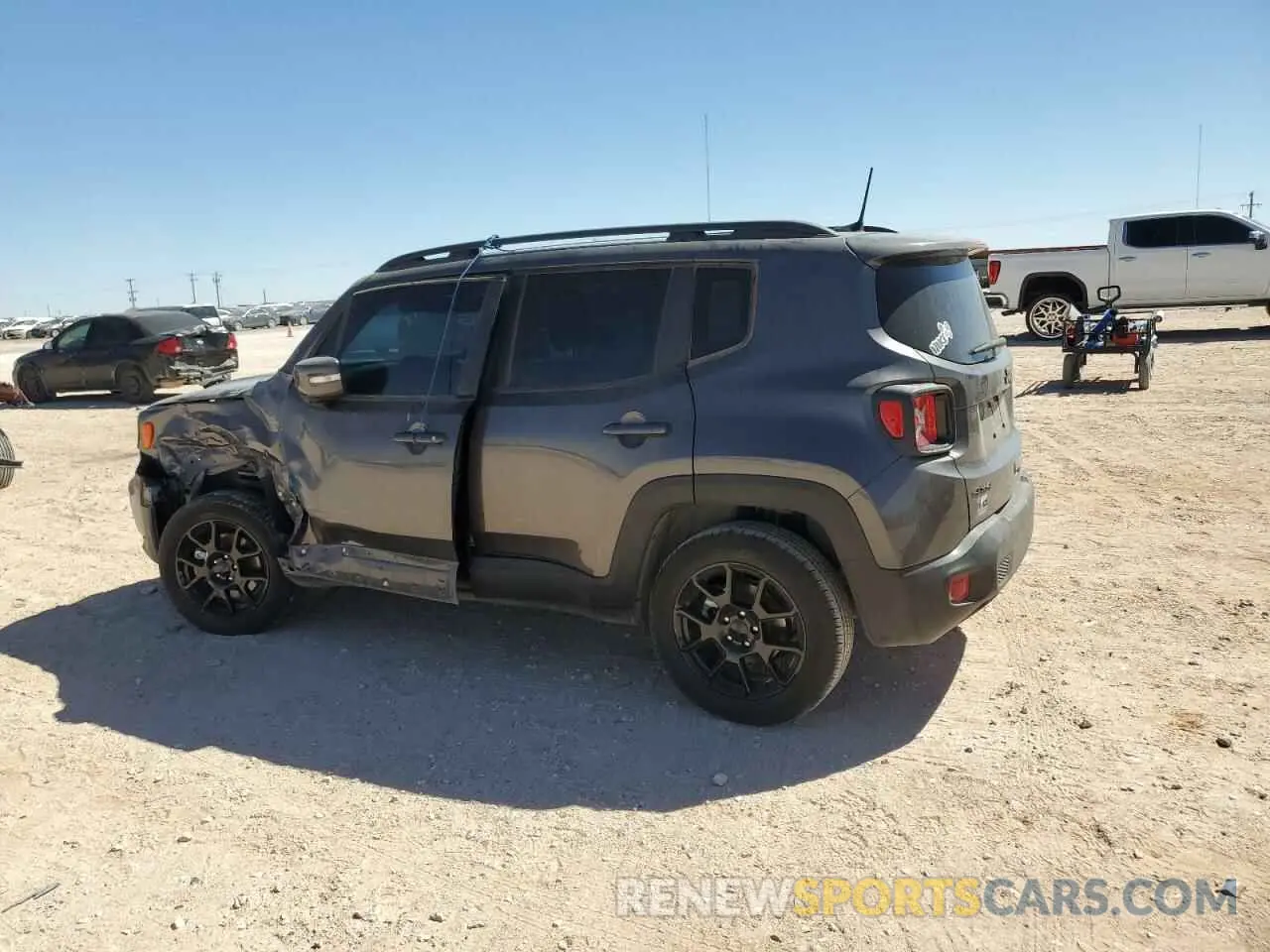 2 Photograph of a damaged car ZACNJBBB4KPK54222 JEEP RENEGADE 2019