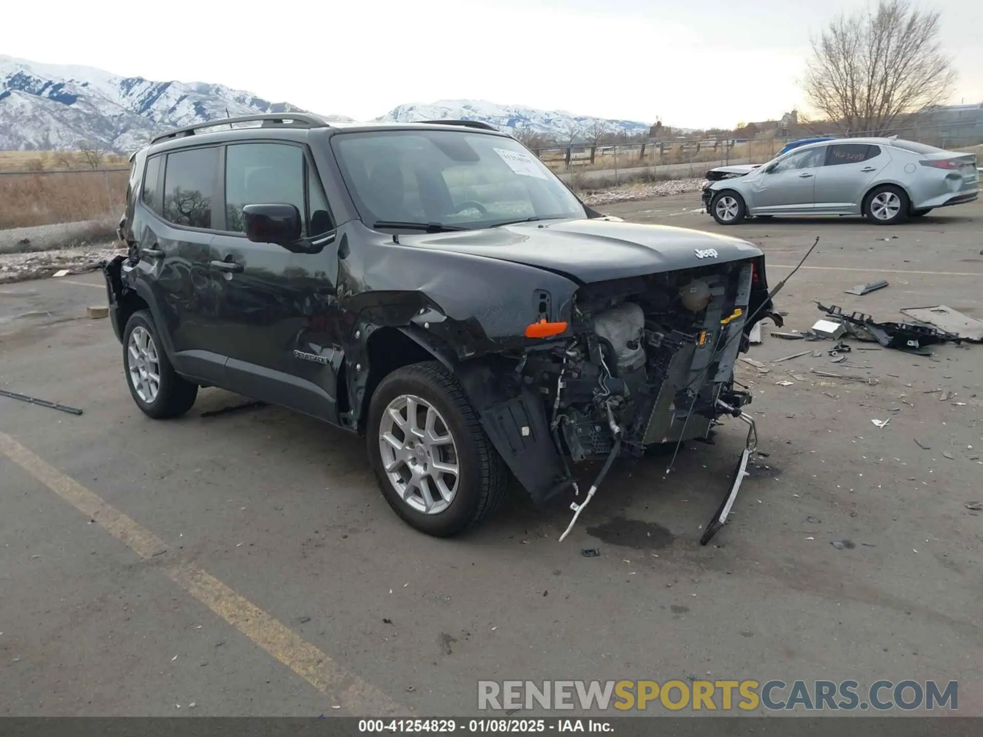 1 Photograph of a damaged car ZACNJBBB4KPK64698 JEEP RENEGADE 2019
