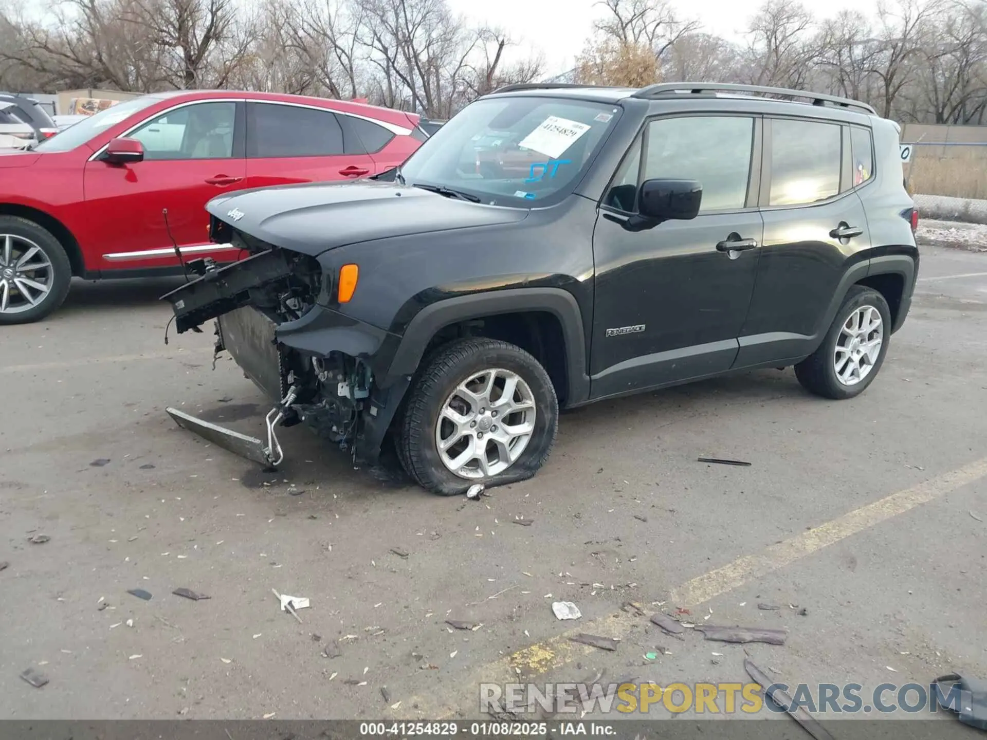 2 Photograph of a damaged car ZACNJBBB4KPK64698 JEEP RENEGADE 2019