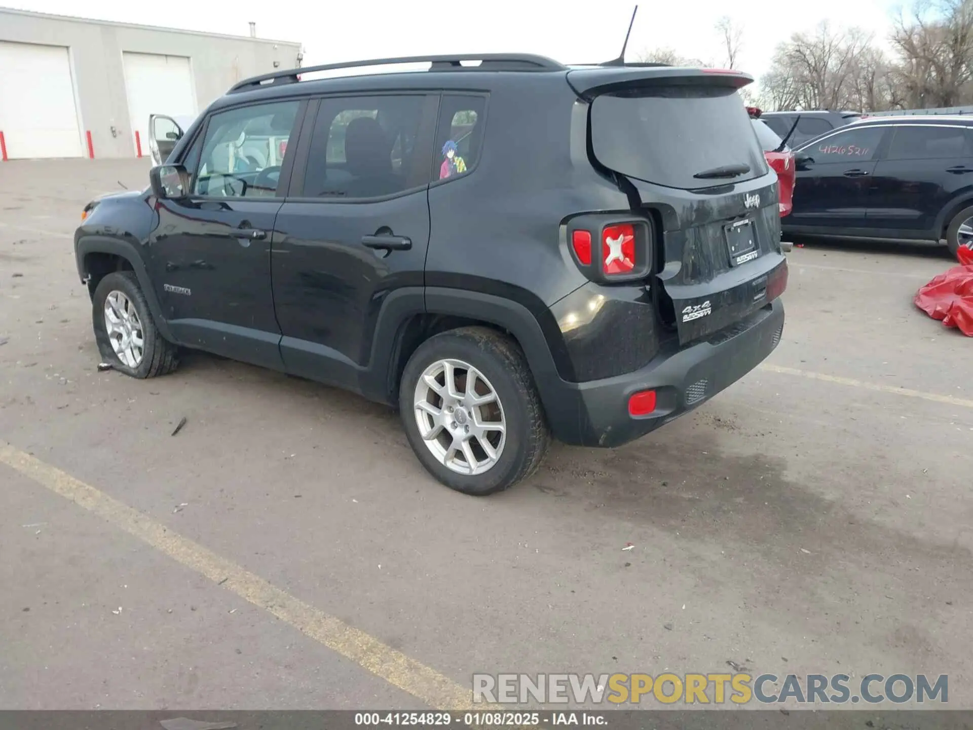 3 Photograph of a damaged car ZACNJBBB4KPK64698 JEEP RENEGADE 2019