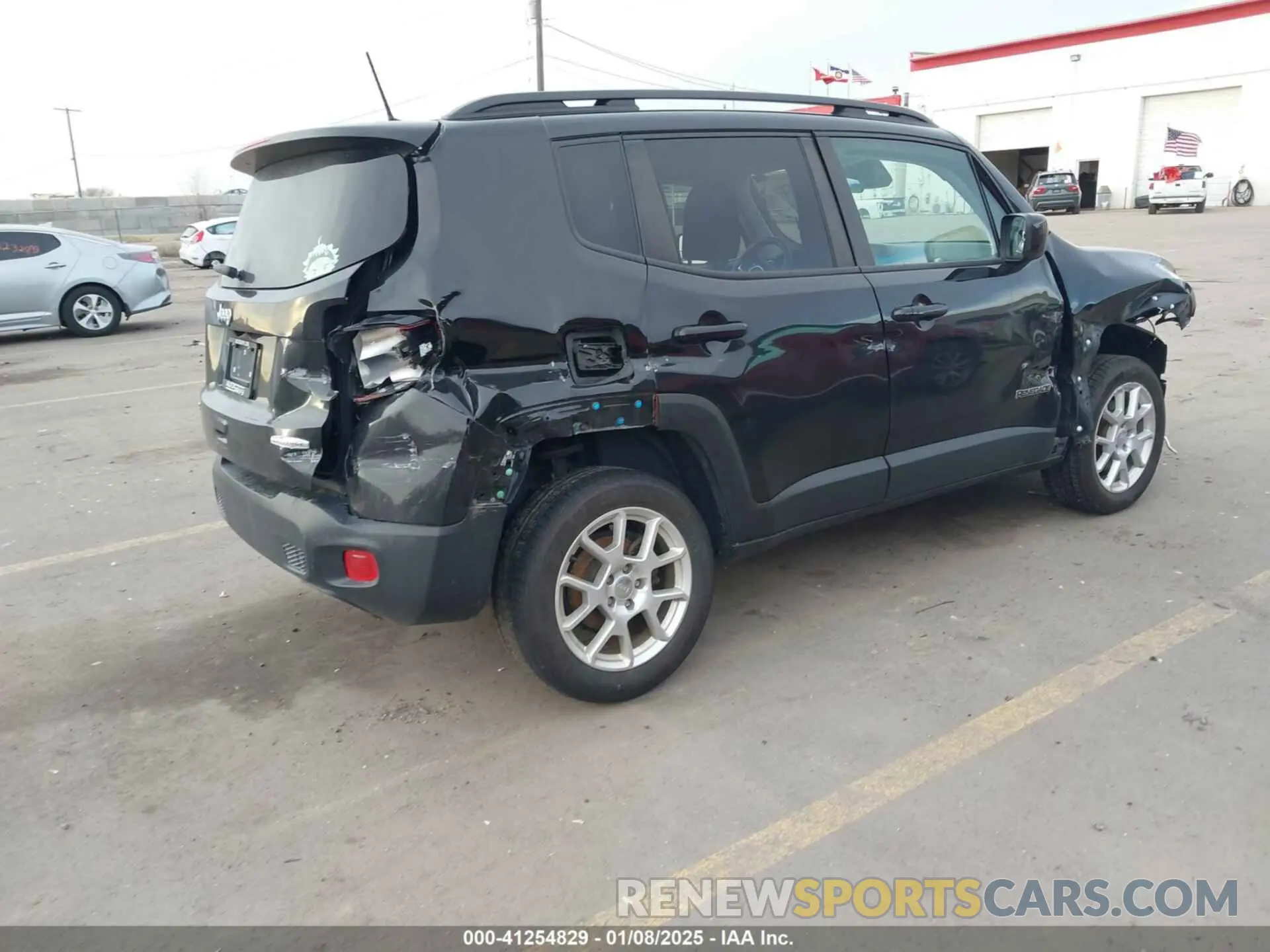 4 Photograph of a damaged car ZACNJBBB4KPK64698 JEEP RENEGADE 2019