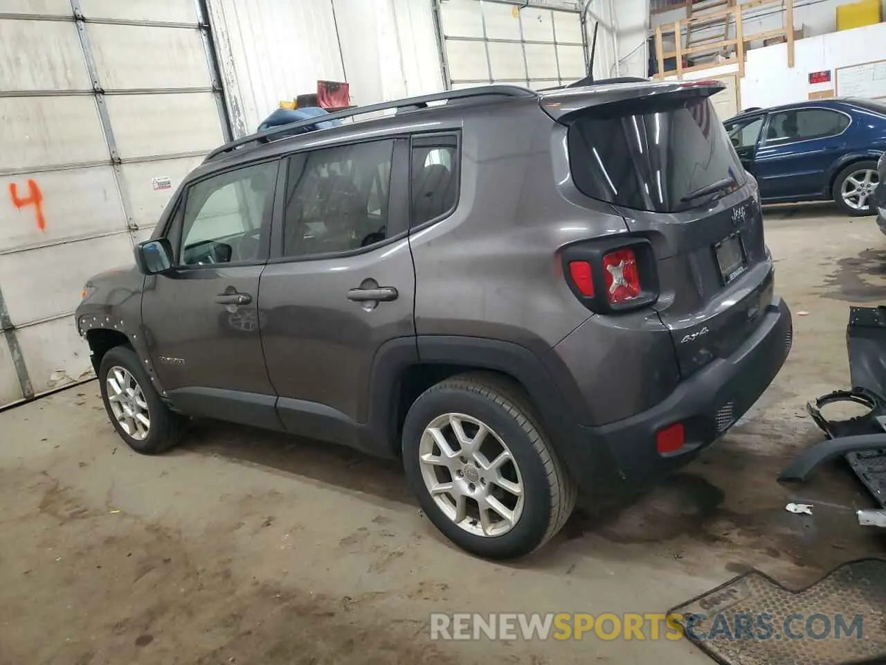 2 Photograph of a damaged car ZACNJBBB4KPK74227 JEEP RENEGADE 2019