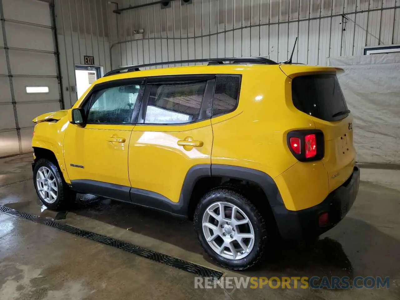 2 Photograph of a damaged car ZACNJBBB5KPK17437 JEEP RENEGADE 2019