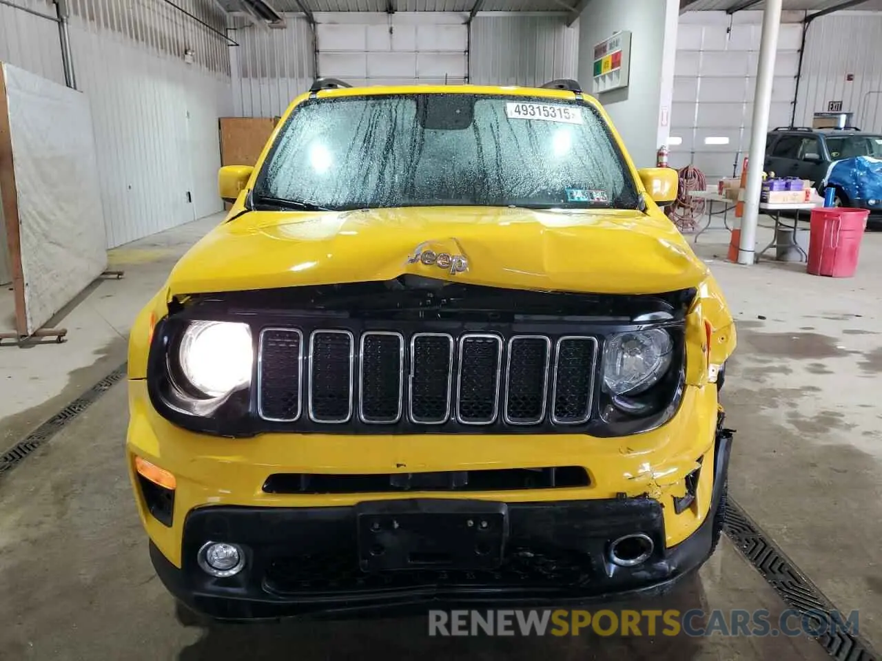 5 Photograph of a damaged car ZACNJBBB5KPK17437 JEEP RENEGADE 2019