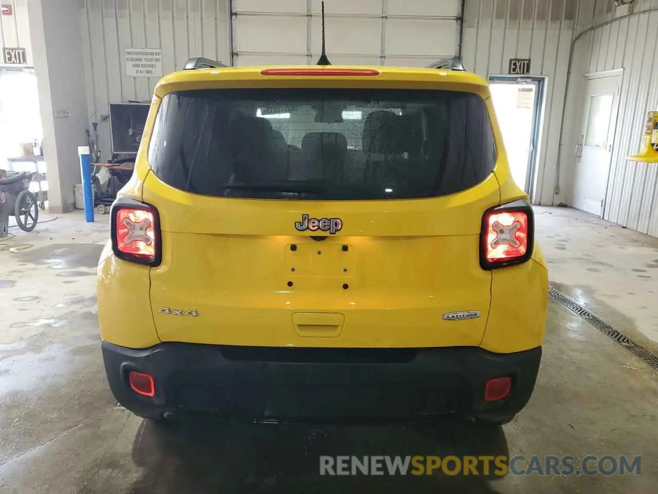 6 Photograph of a damaged car ZACNJBBB5KPK17437 JEEP RENEGADE 2019