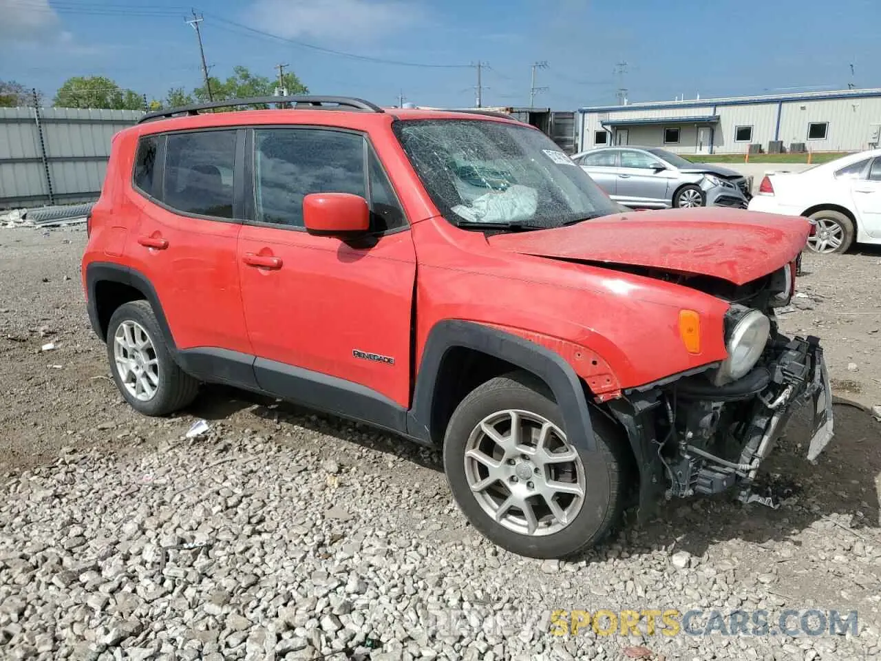 4 Photograph of a damaged car ZACNJBBB5KPK30611 JEEP RENEGADE 2019