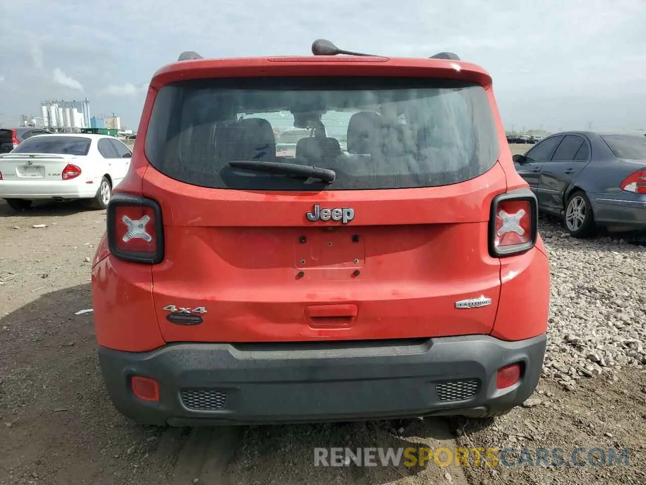 6 Photograph of a damaged car ZACNJBBB5KPK30611 JEEP RENEGADE 2019