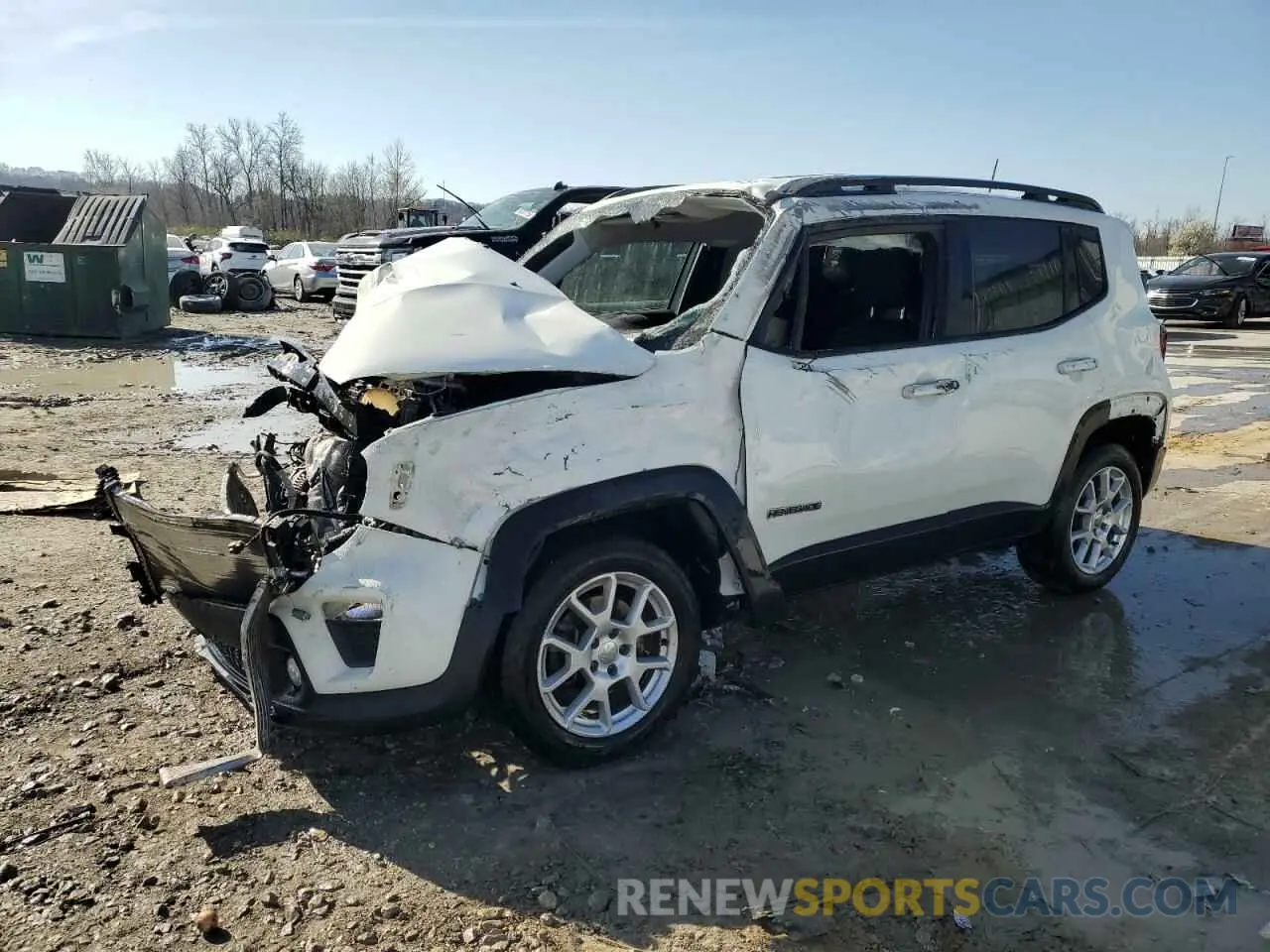 1 Photograph of a damaged car ZACNJBBB5KPK43407 JEEP RENEGADE 2019