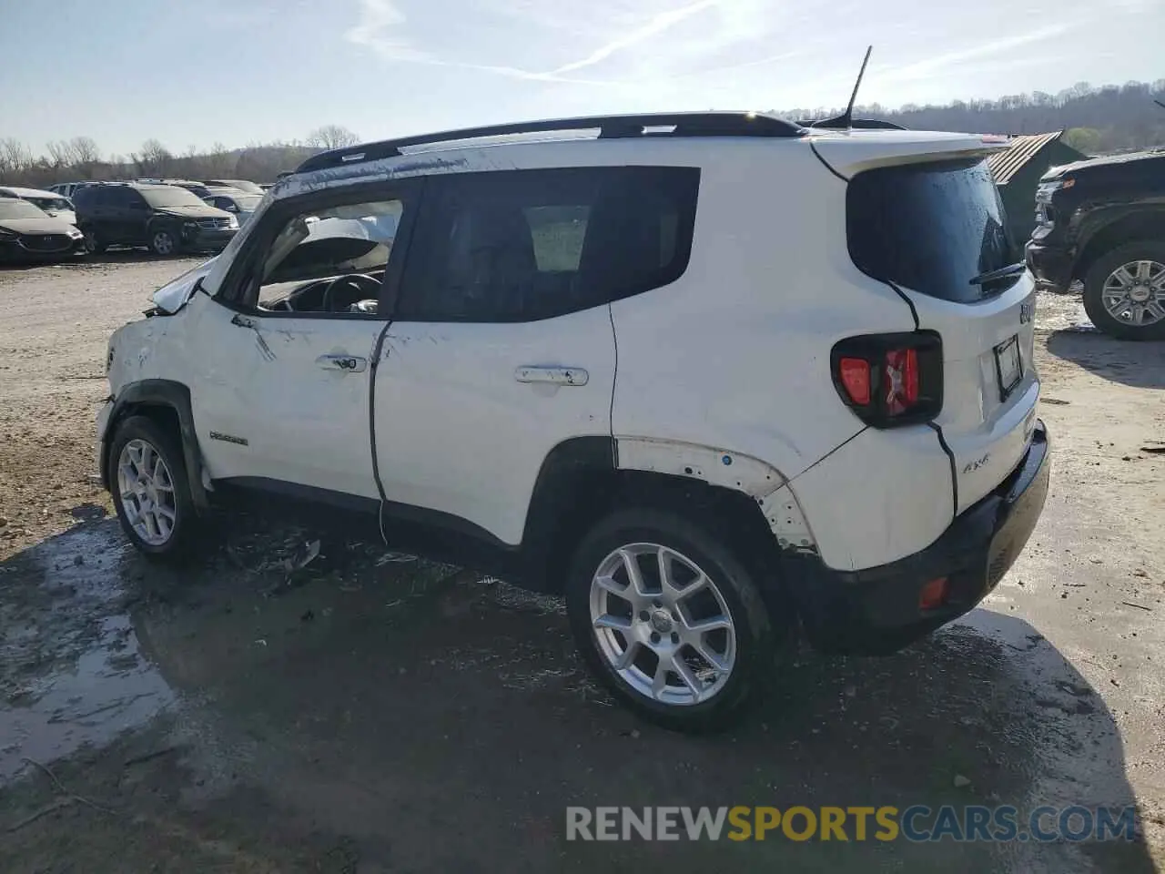 2 Photograph of a damaged car ZACNJBBB5KPK43407 JEEP RENEGADE 2019