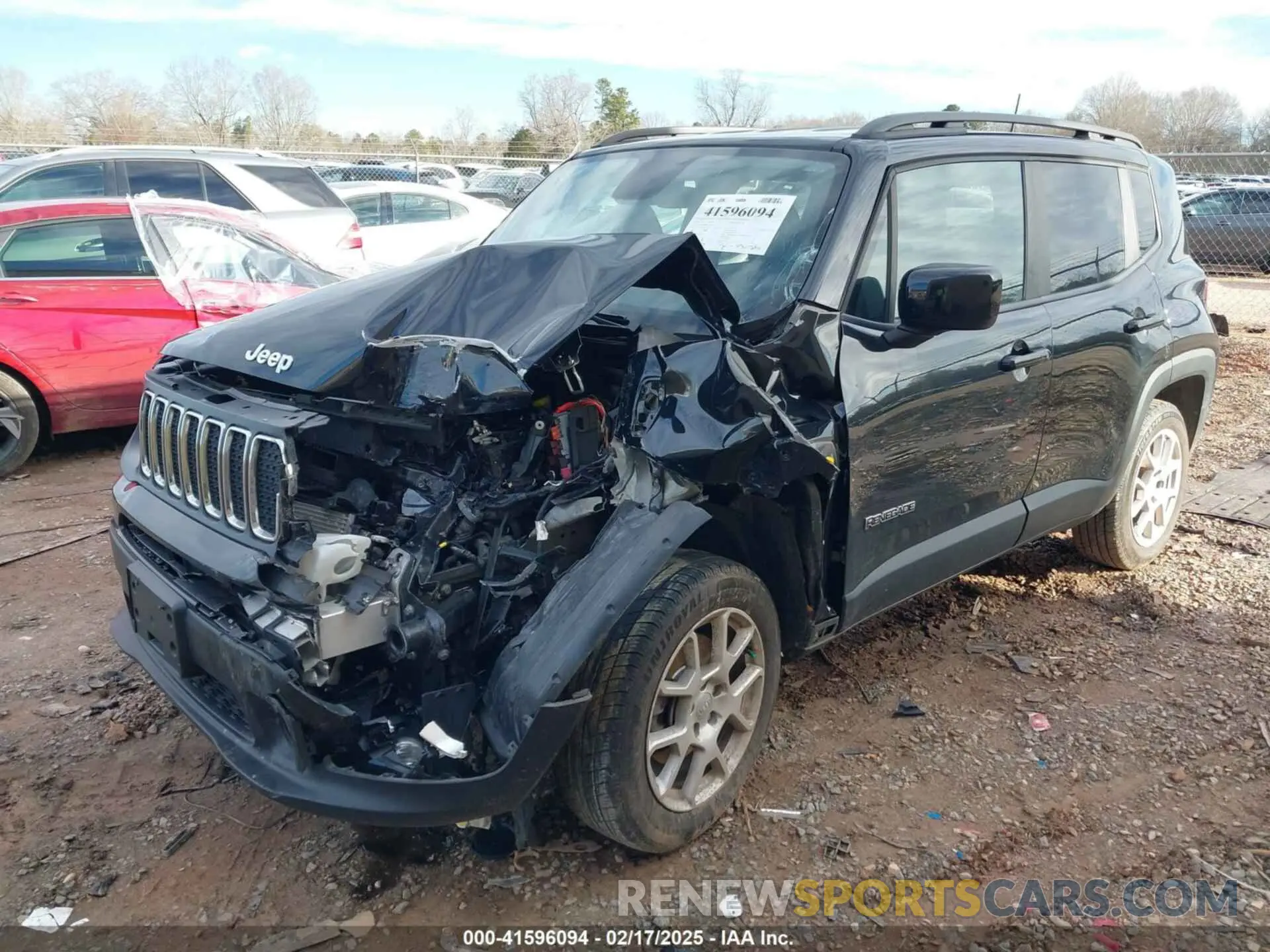 2 Photograph of a damaged car ZACNJBBB6KPK60622 JEEP RENEGADE 2019