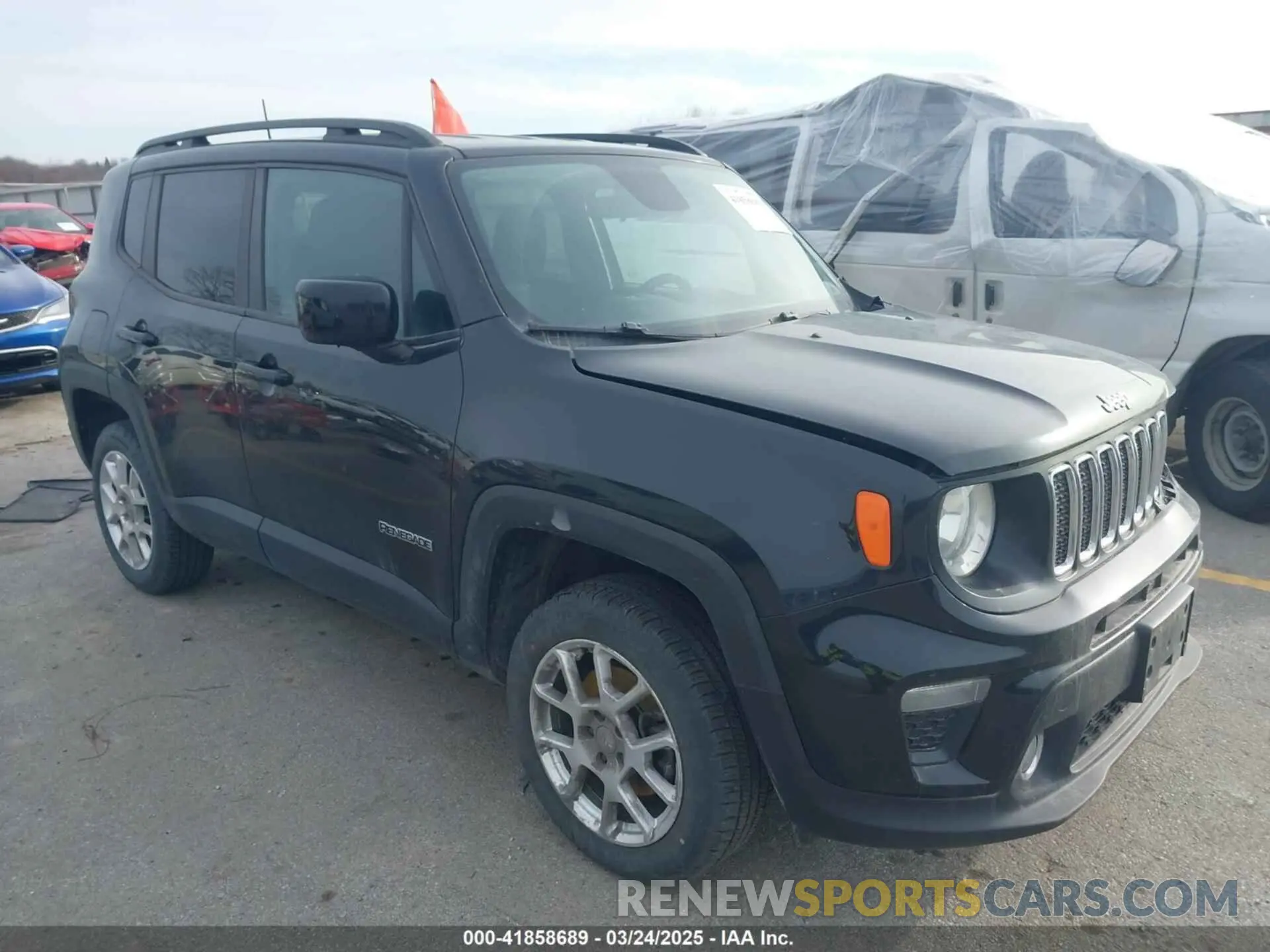 1 Photograph of a damaged car ZACNJBBB6KPK73371 JEEP RENEGADE 2019
