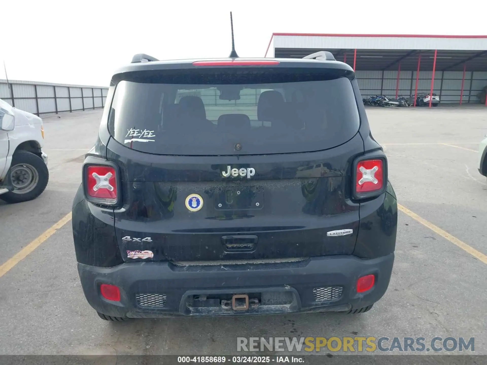 16 Photograph of a damaged car ZACNJBBB6KPK73371 JEEP RENEGADE 2019