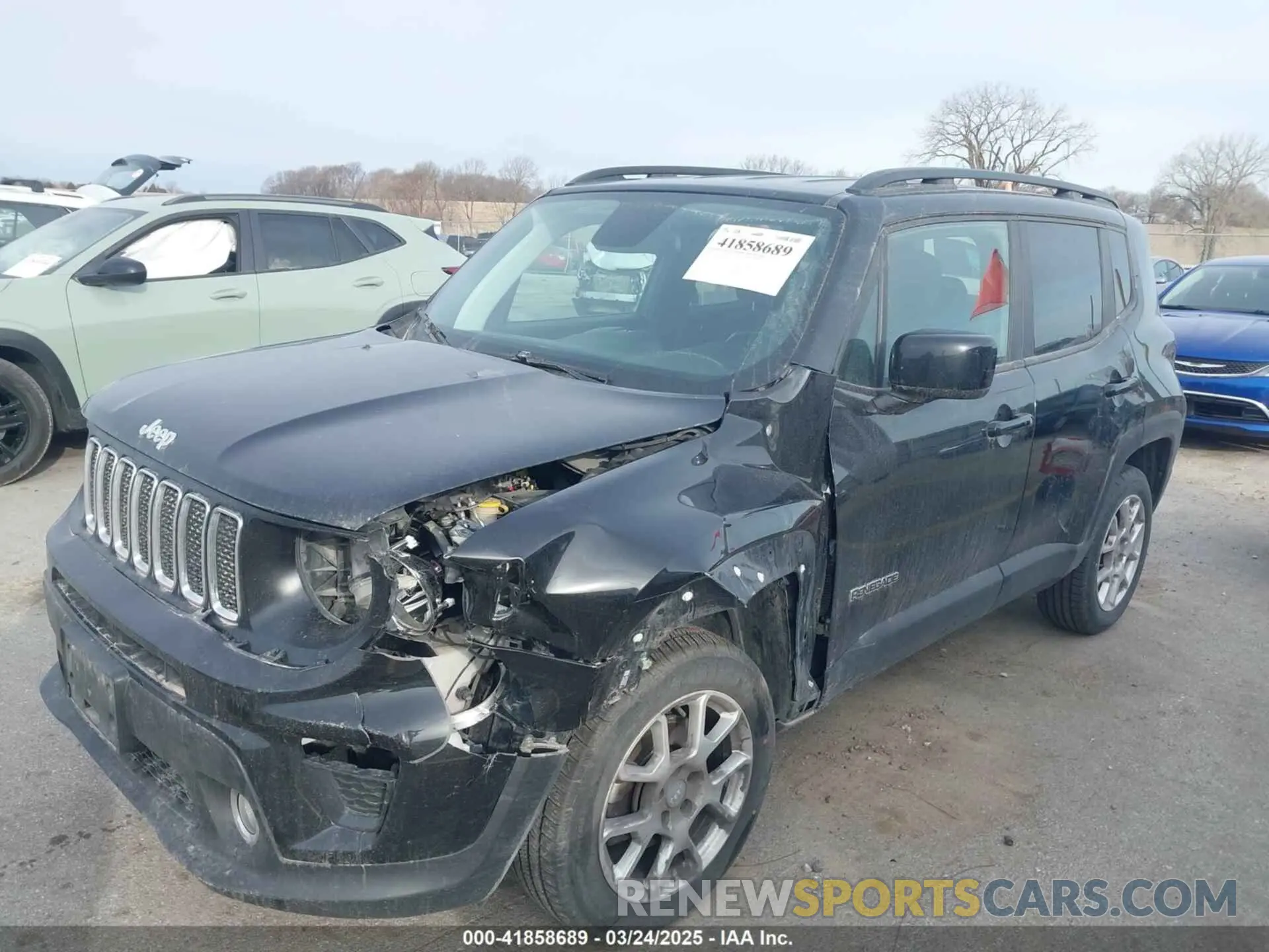 2 Photograph of a damaged car ZACNJBBB6KPK73371 JEEP RENEGADE 2019