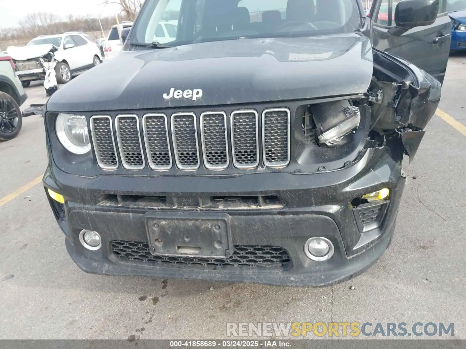 6 Photograph of a damaged car ZACNJBBB6KPK73371 JEEP RENEGADE 2019