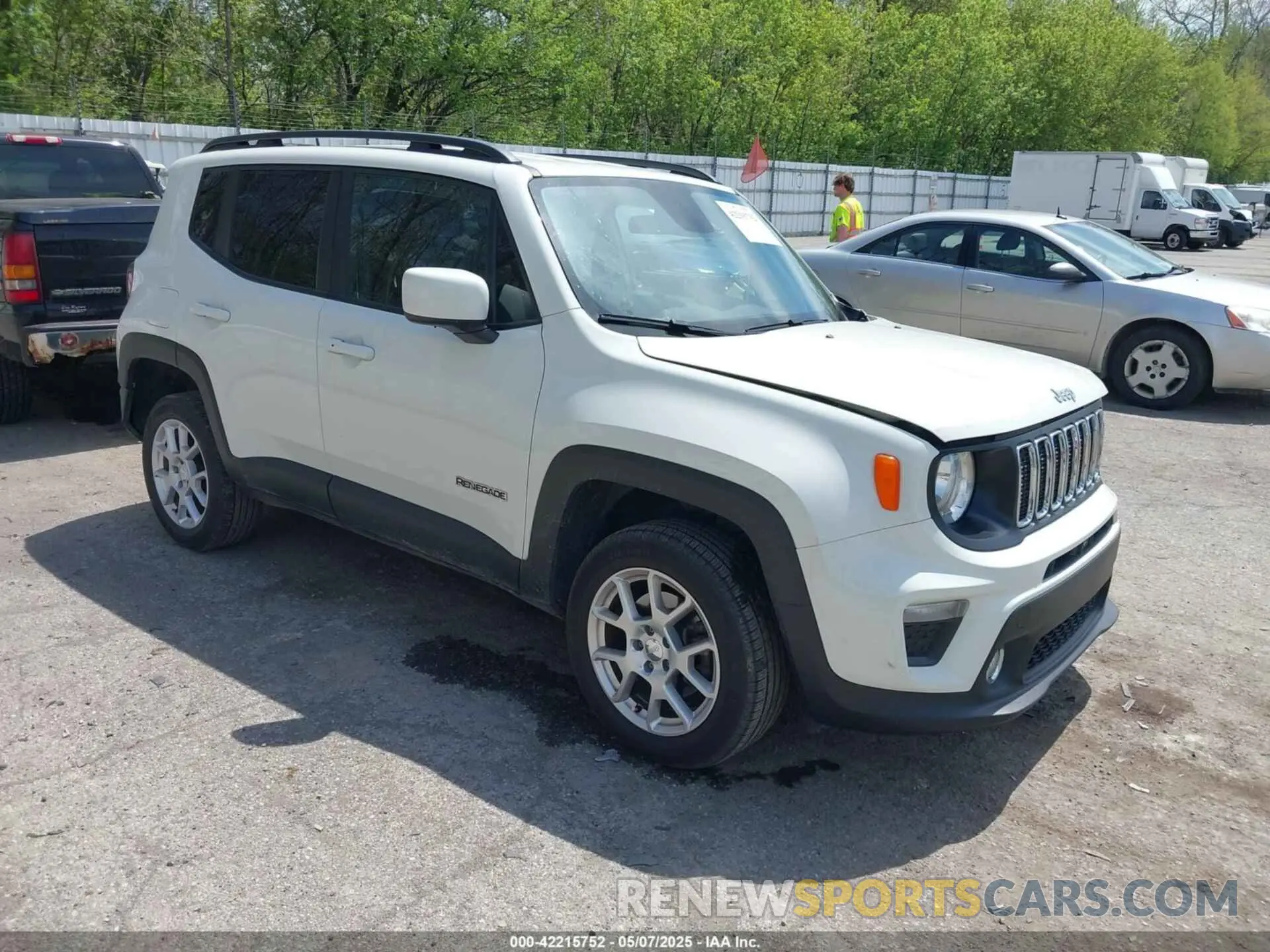 1 Photograph of a damaged car ZACNJBBB6KPK81437 JEEP RENEGADE 2019