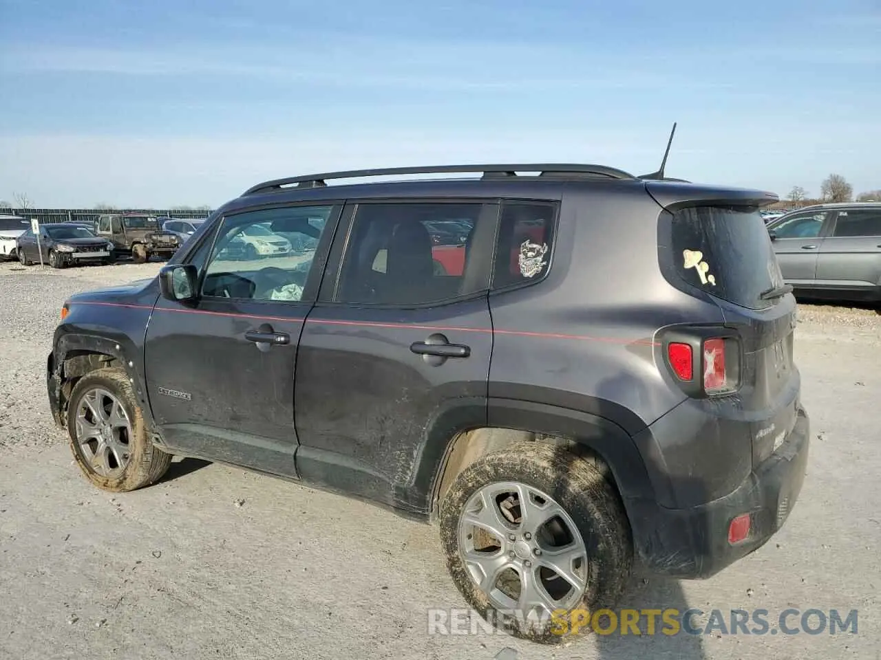 2 Photograph of a damaged car ZACNJBBB7KPJ96834 JEEP RENEGADE 2019