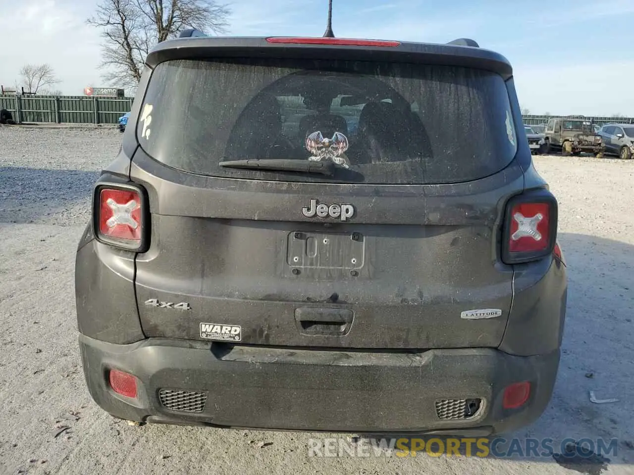 6 Photograph of a damaged car ZACNJBBB7KPJ96834 JEEP RENEGADE 2019