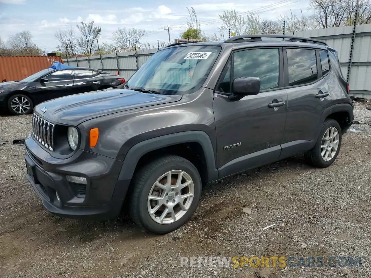 1 Photograph of a damaged car ZACNJBBB7KPK07332 JEEP RENEGADE 2019