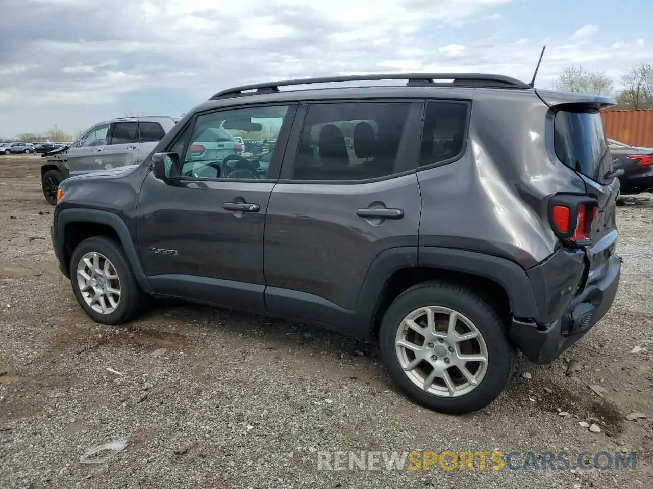2 Photograph of a damaged car ZACNJBBB7KPK07332 JEEP RENEGADE 2019