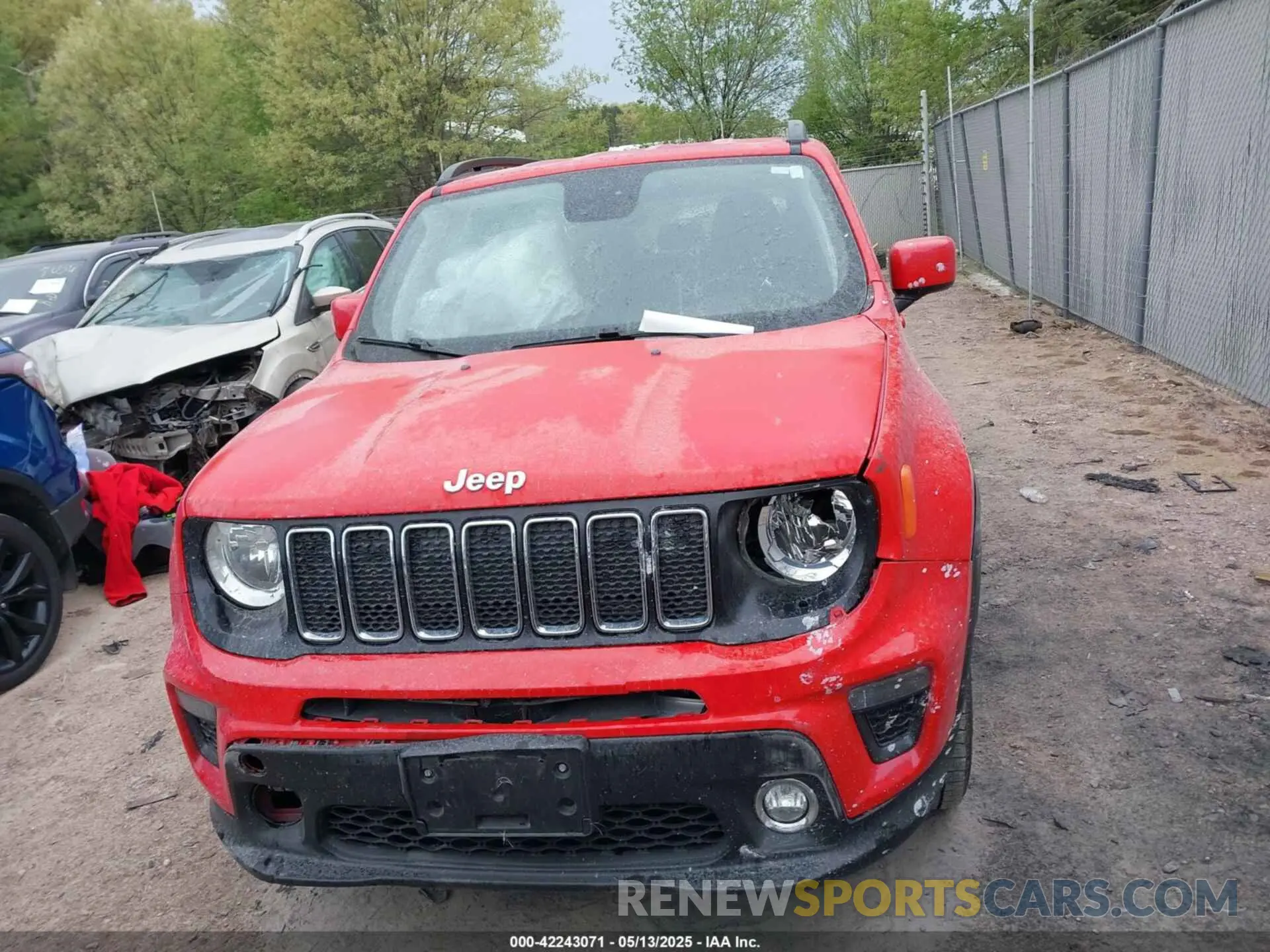 12 Photograph of a damaged car ZACNJBBB7KPK13597 JEEP RENEGADE 2019