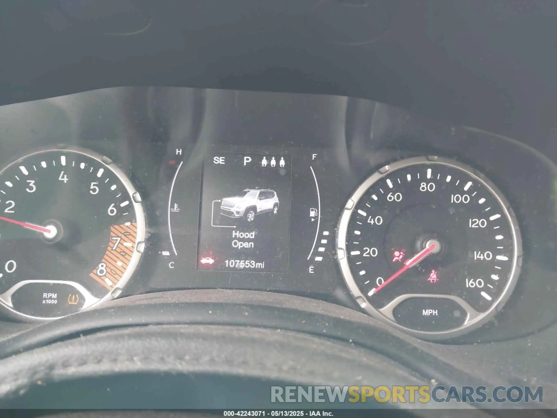 7 Photograph of a damaged car ZACNJBBB7KPK13597 JEEP RENEGADE 2019
