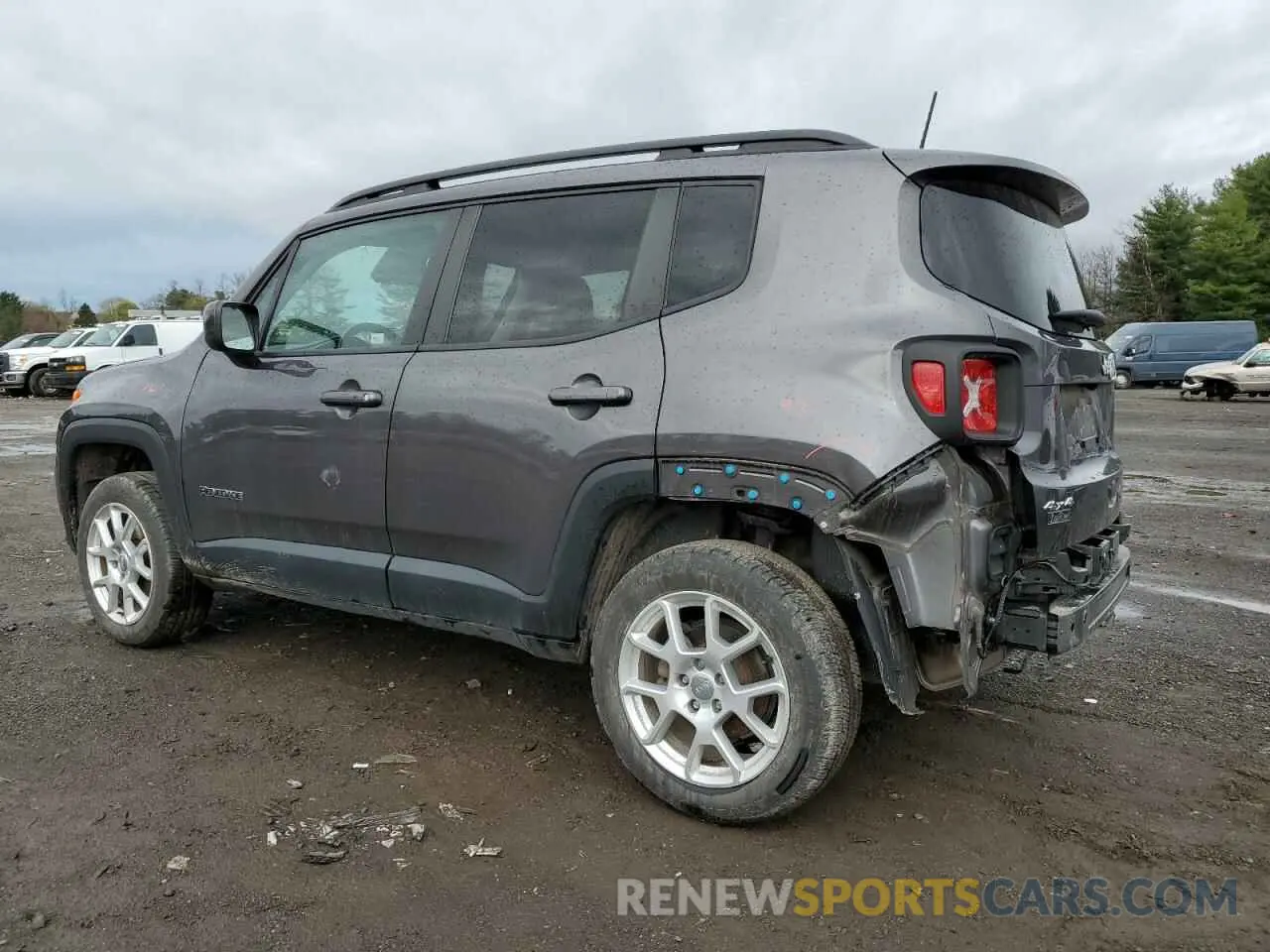 2 Photograph of a damaged car ZACNJBBB8KPK62954 JEEP RENEGADE 2019