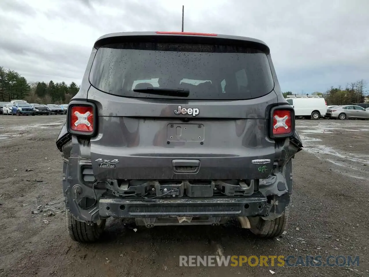 6 Photograph of a damaged car ZACNJBBB8KPK62954 JEEP RENEGADE 2019