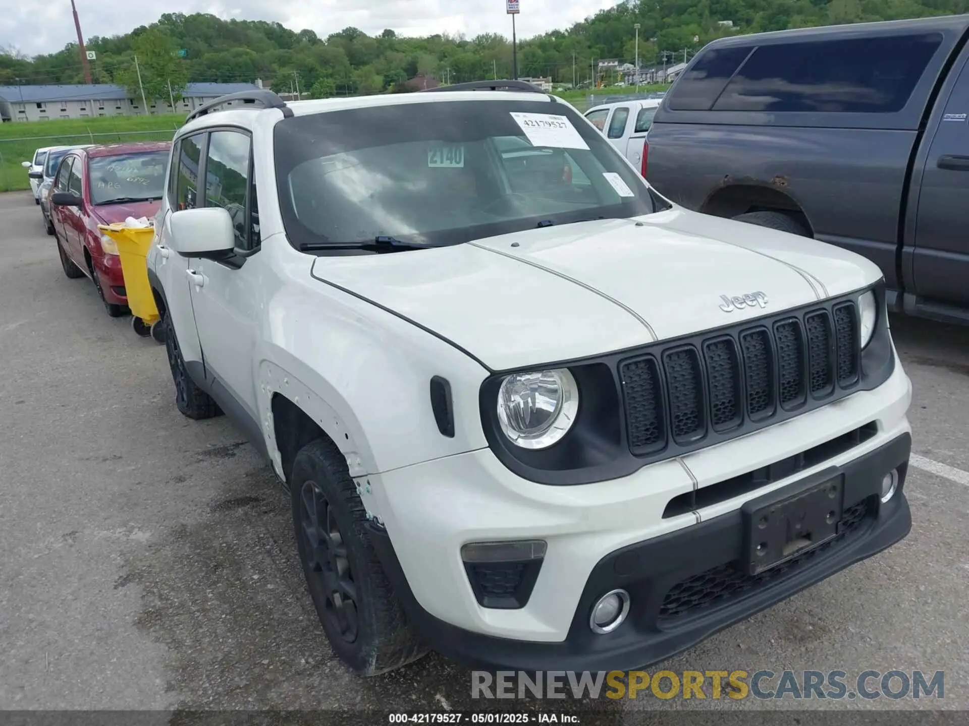 1 Photograph of a damaged car ZACNJBBB8KPK73971 JEEP RENEGADE 2019