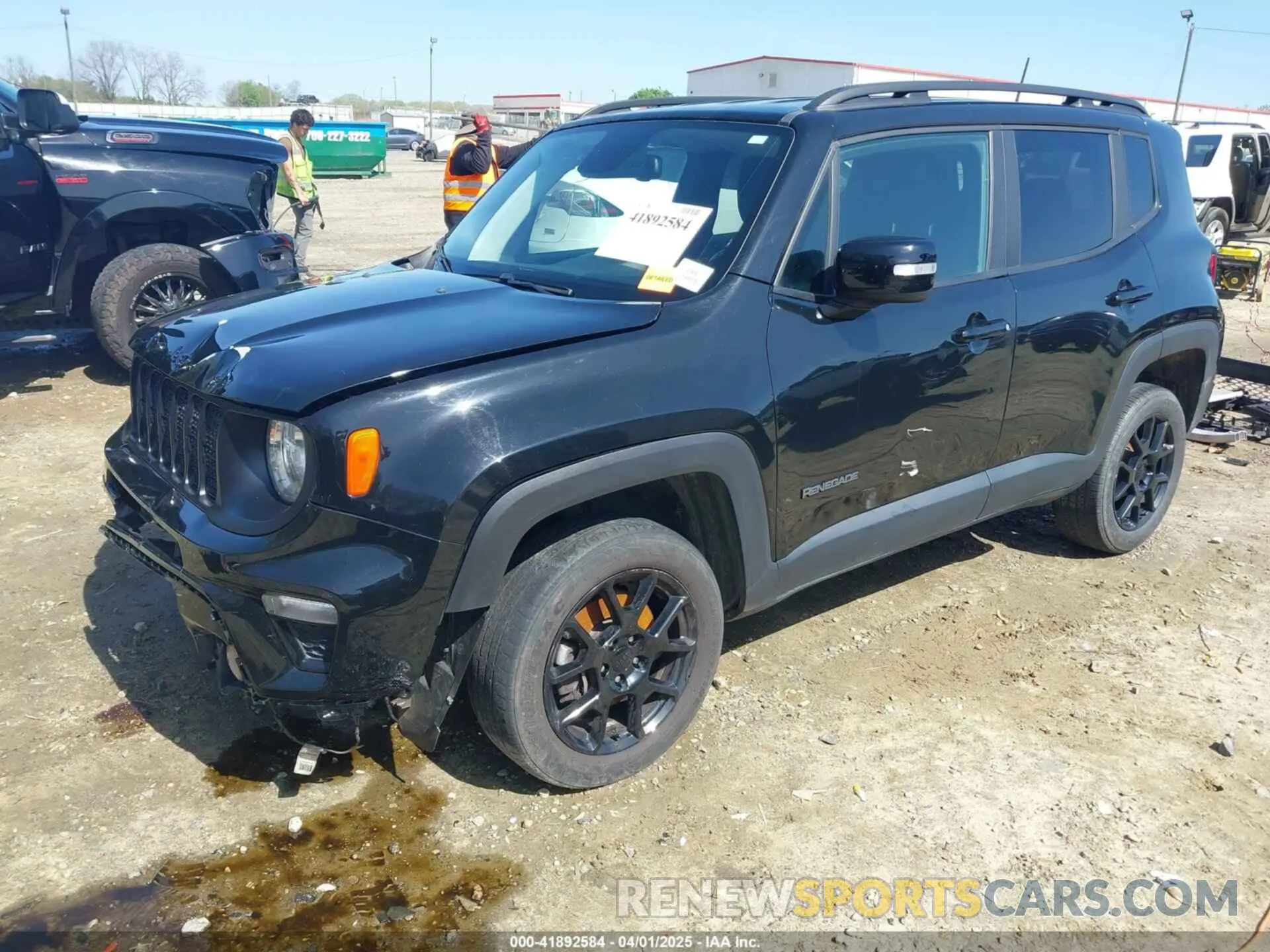 2 Photograph of a damaged car ZACNJBBB9KPK60355 JEEP RENEGADE 2019
