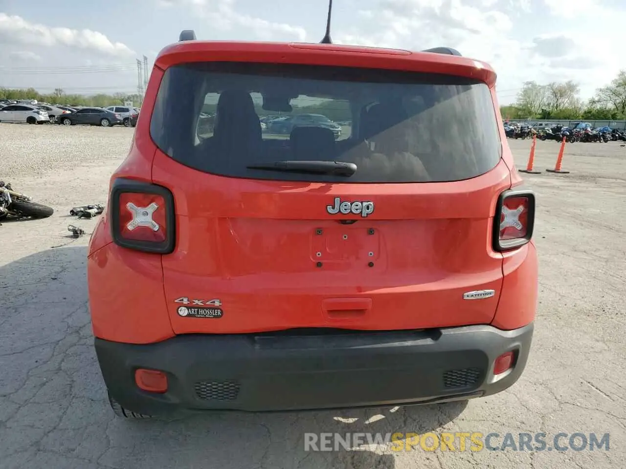 6 Photograph of a damaged car ZACNJBBB9KPK79228 JEEP RENEGADE 2019